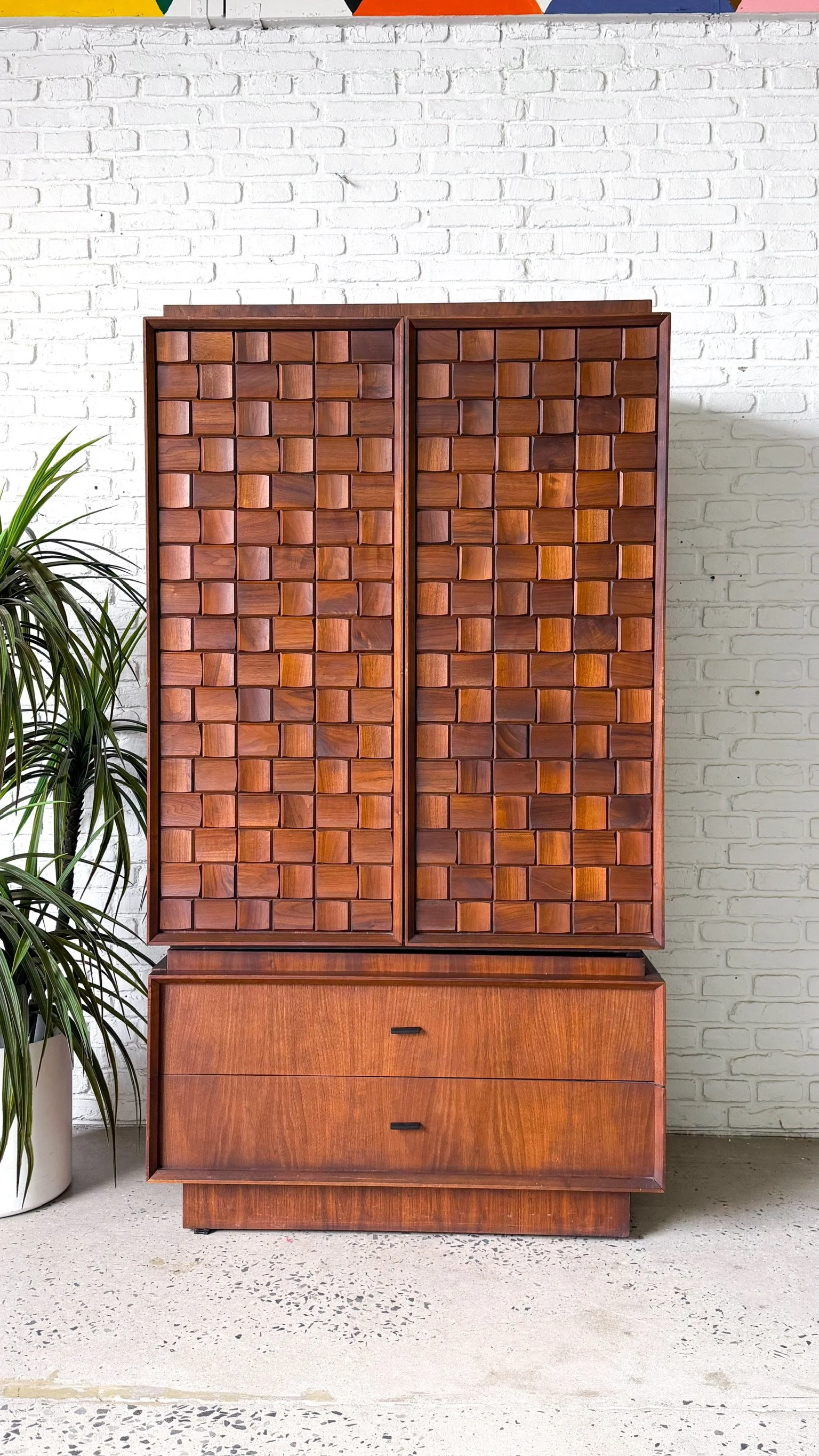1960s Brutalist Walnut Armoire by Tobago Canada2.jpg