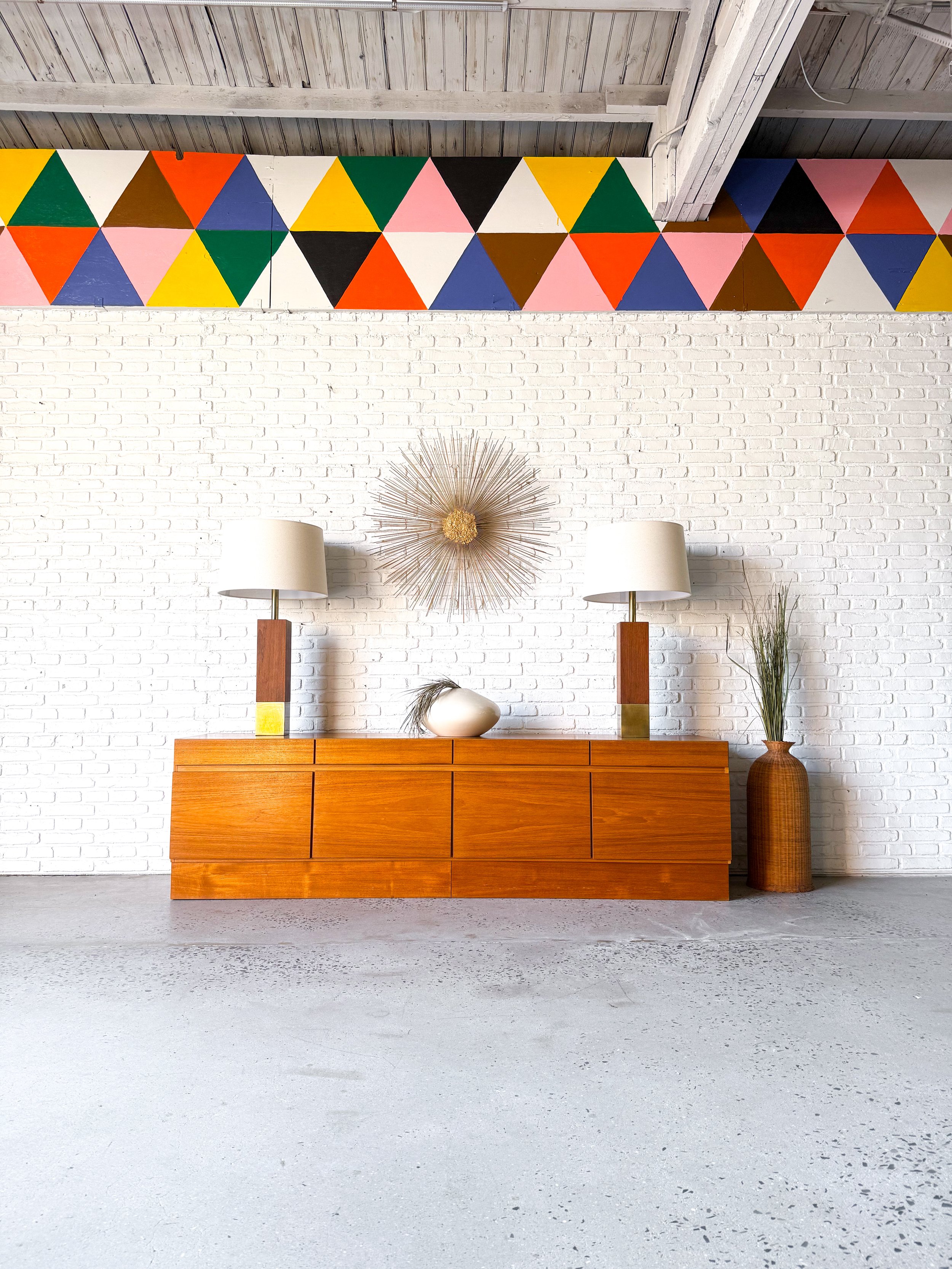 1970s XL Danish Teak Credenza Media Cabinet2.JPG