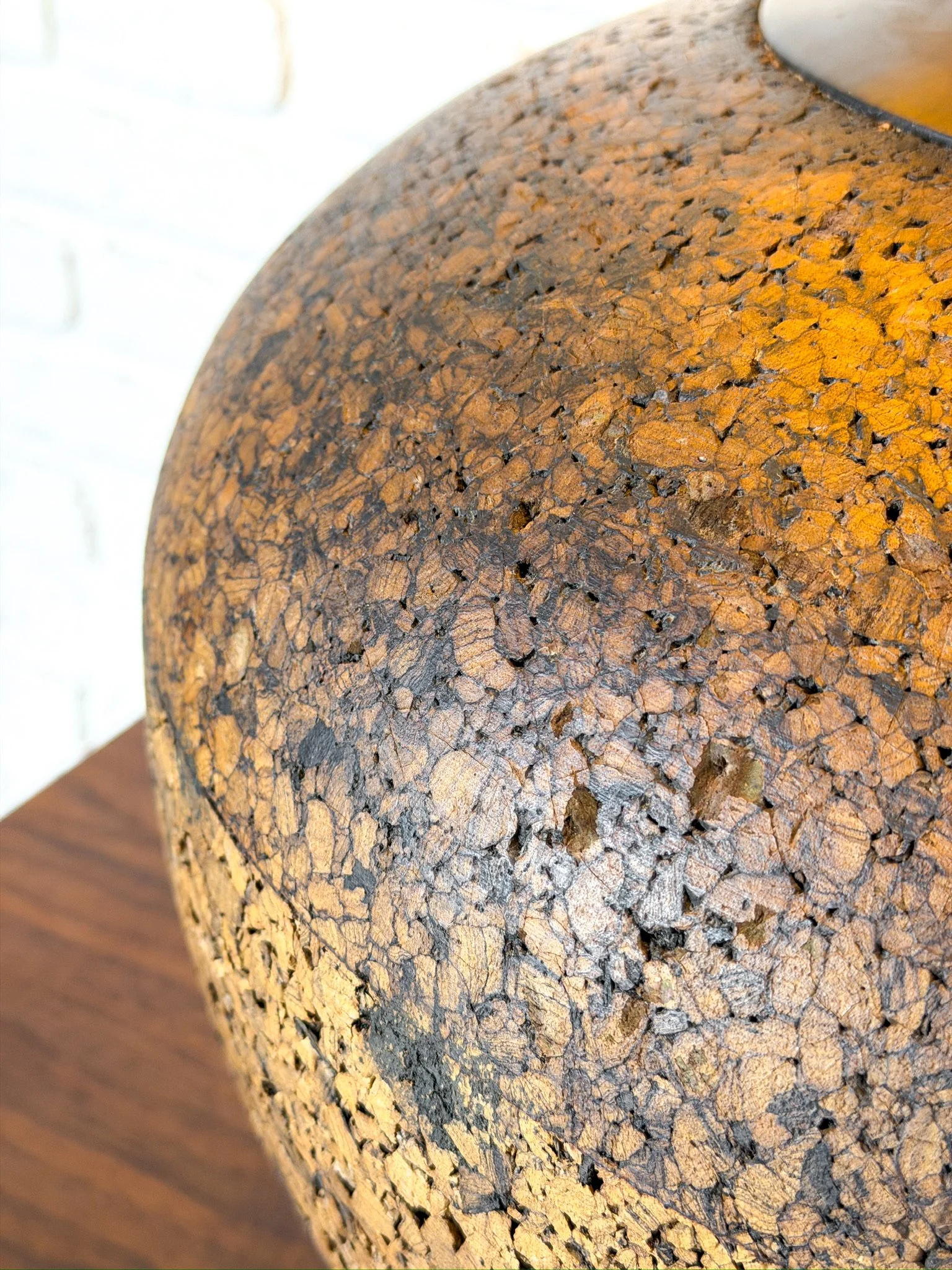 Huge Mid Century Modern Cork Lamp7.jpg