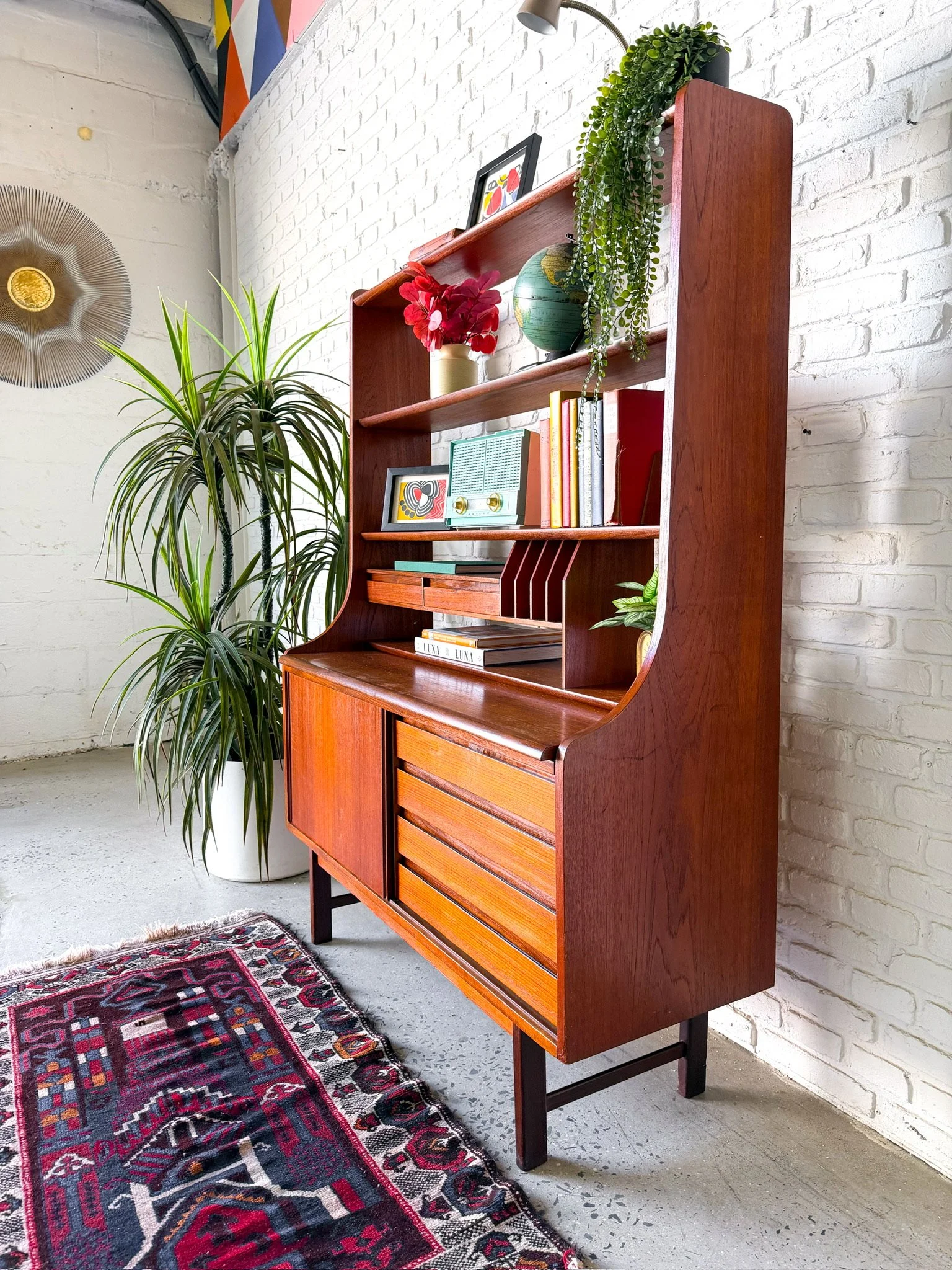 Danish Modern Teak Secretary Desk circa 1960s15.jpg
