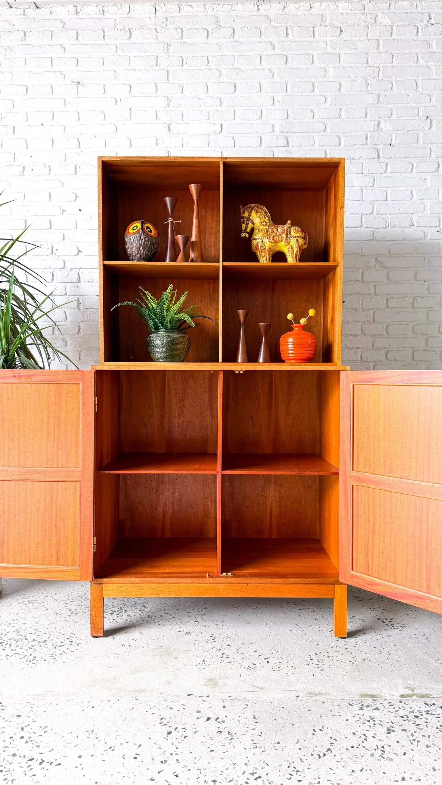 Danish Teak Two Piece Bookcase11.jpg