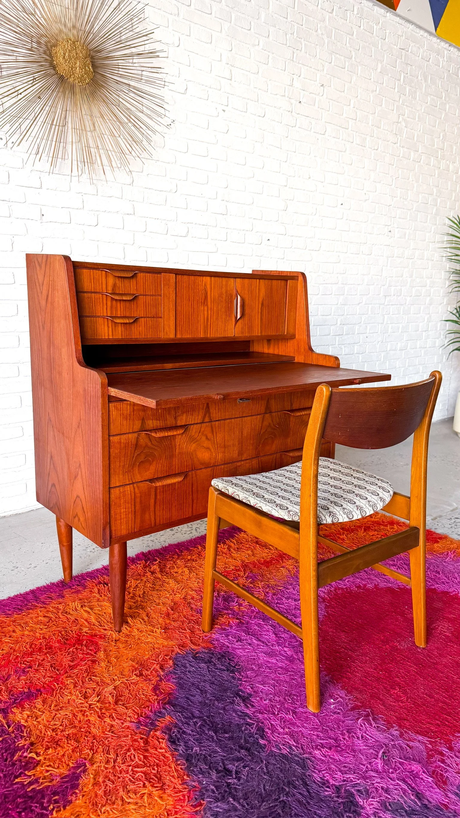 Danish Modern Teak Secretary Desk9.jpg