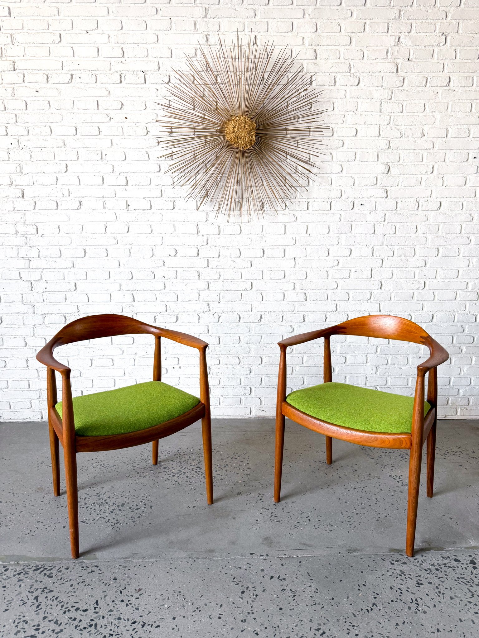 Rare pair of restored hans wagner JH503 chairs4.jpg
