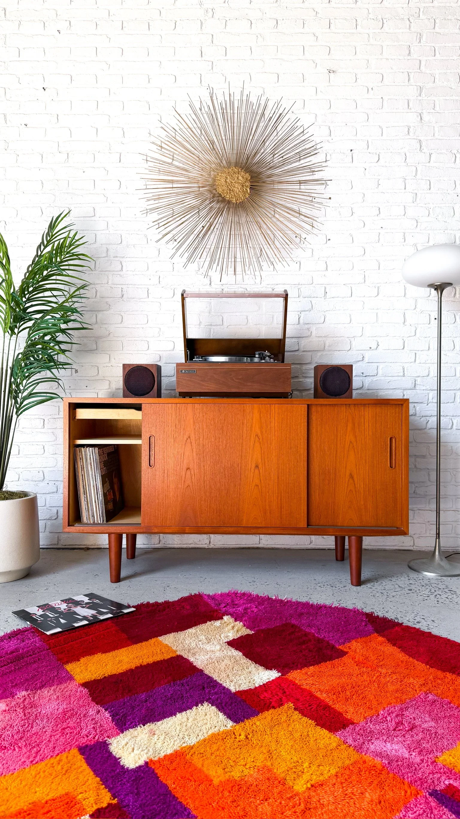 1960s Teak Credenza made in Denmark by Designer, Poul Hundevad1.jpg