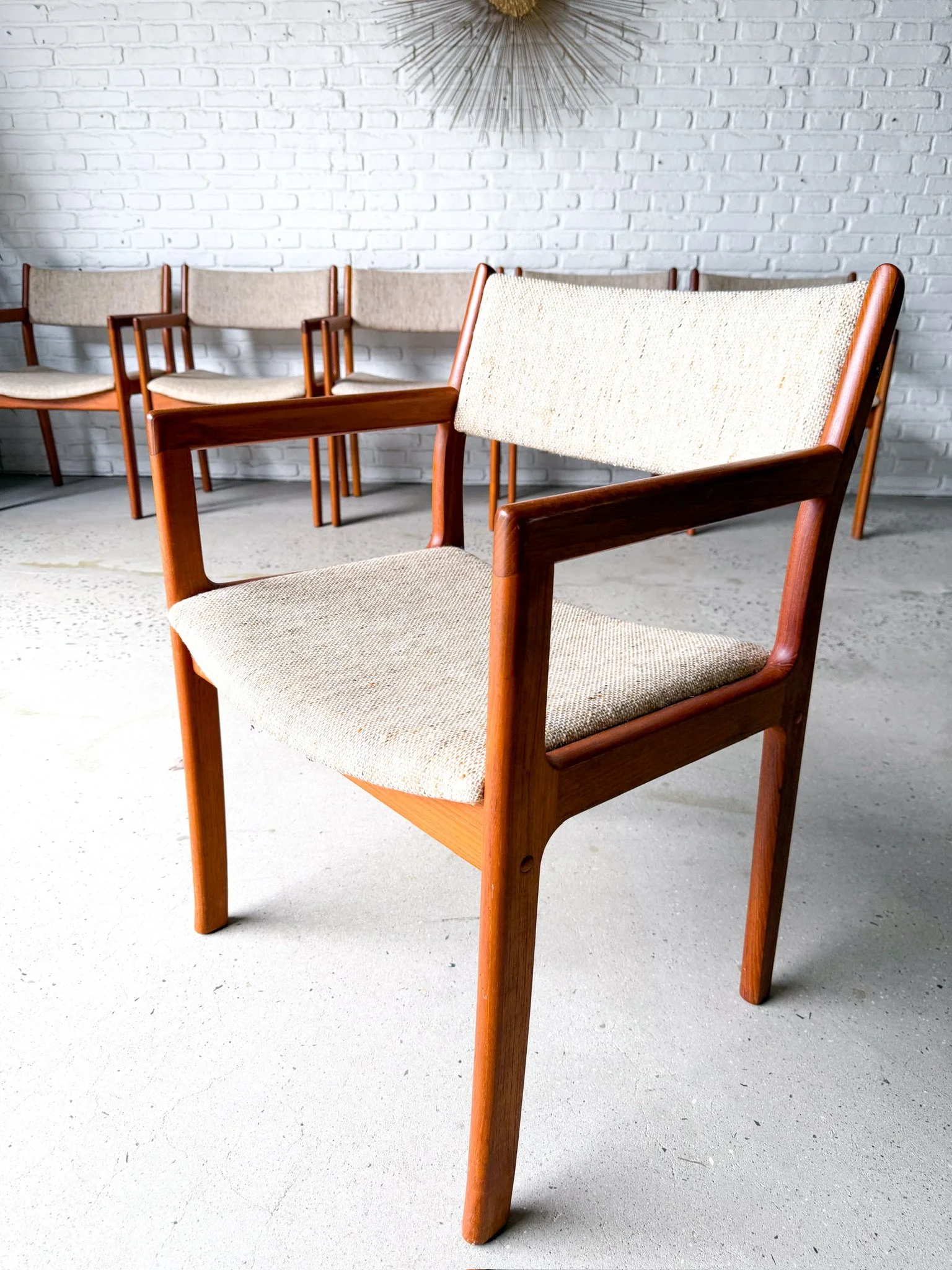 Teak Dining Chairs With Arms Set of 6 by D-Scan12.jpg