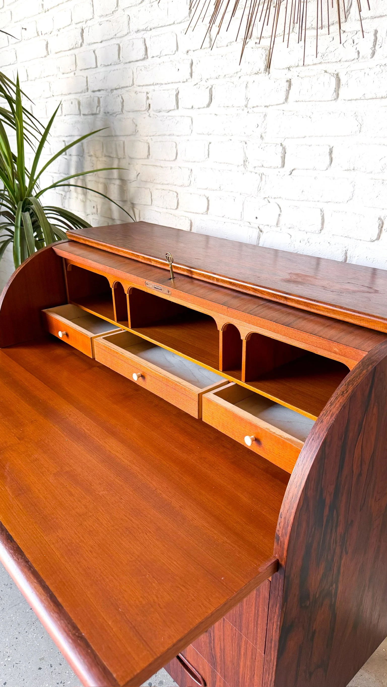 Danish Rosewood Secretary Desk7.jpg