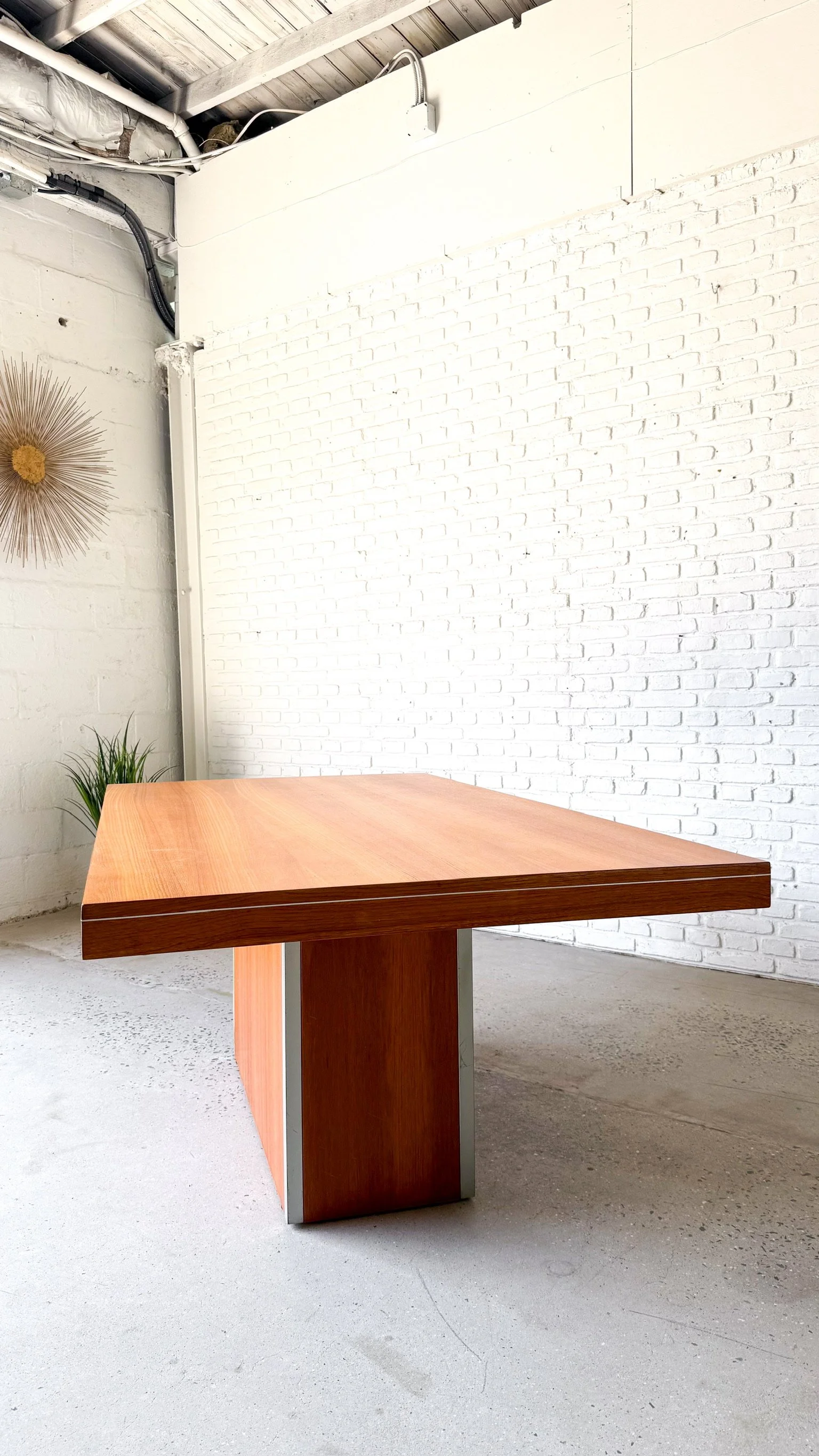 Minimalist Teak 1970s Dining Table9.JPG