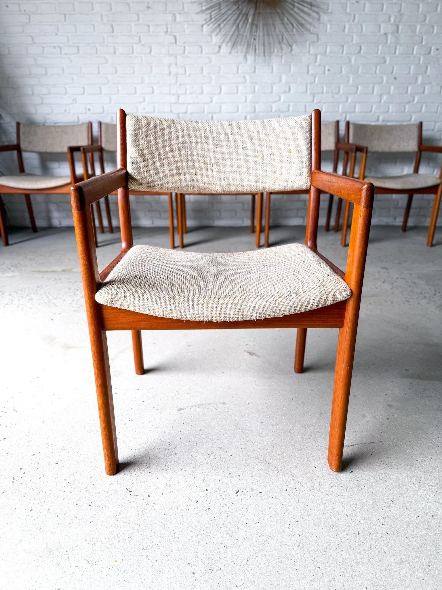 Teak Dining Chairs With Arms Set of 6 by D-Scan20.jpg