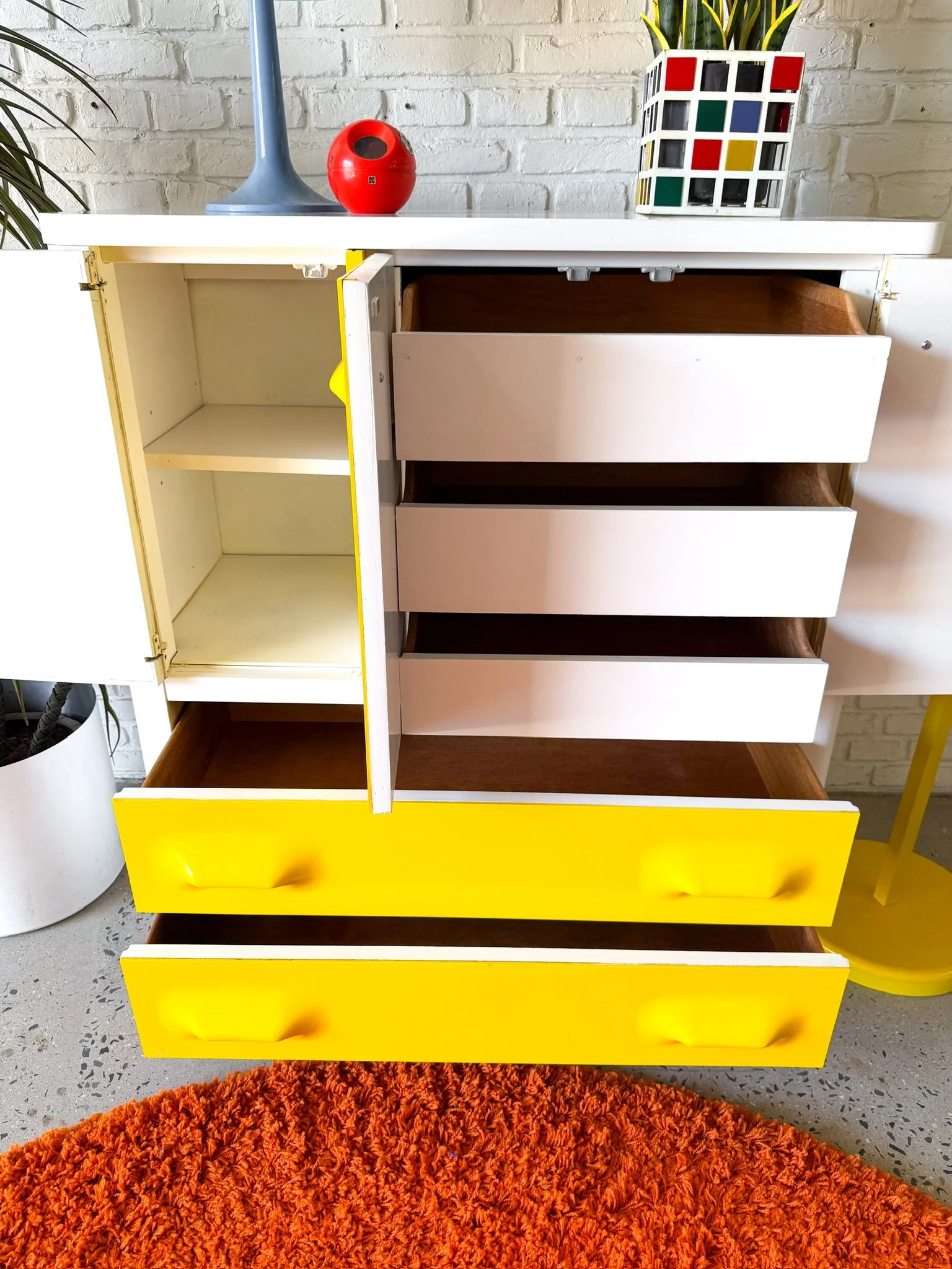 Rare Yellow Space Age Broyhill “Chapter One” Bedroom Set c.1960s8.jpg