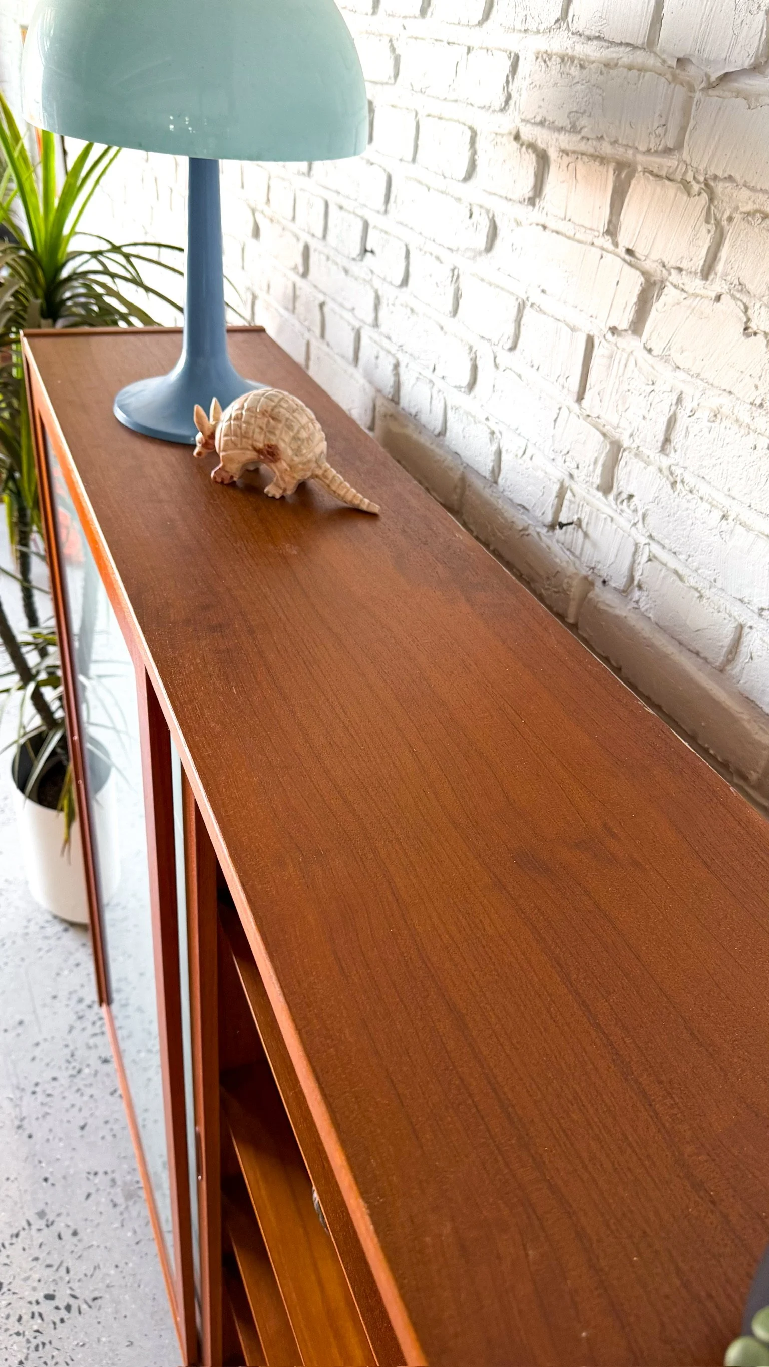 Danish Modern Teak Bookcase Curio Cabinet by Poul Hundevad10.jpg