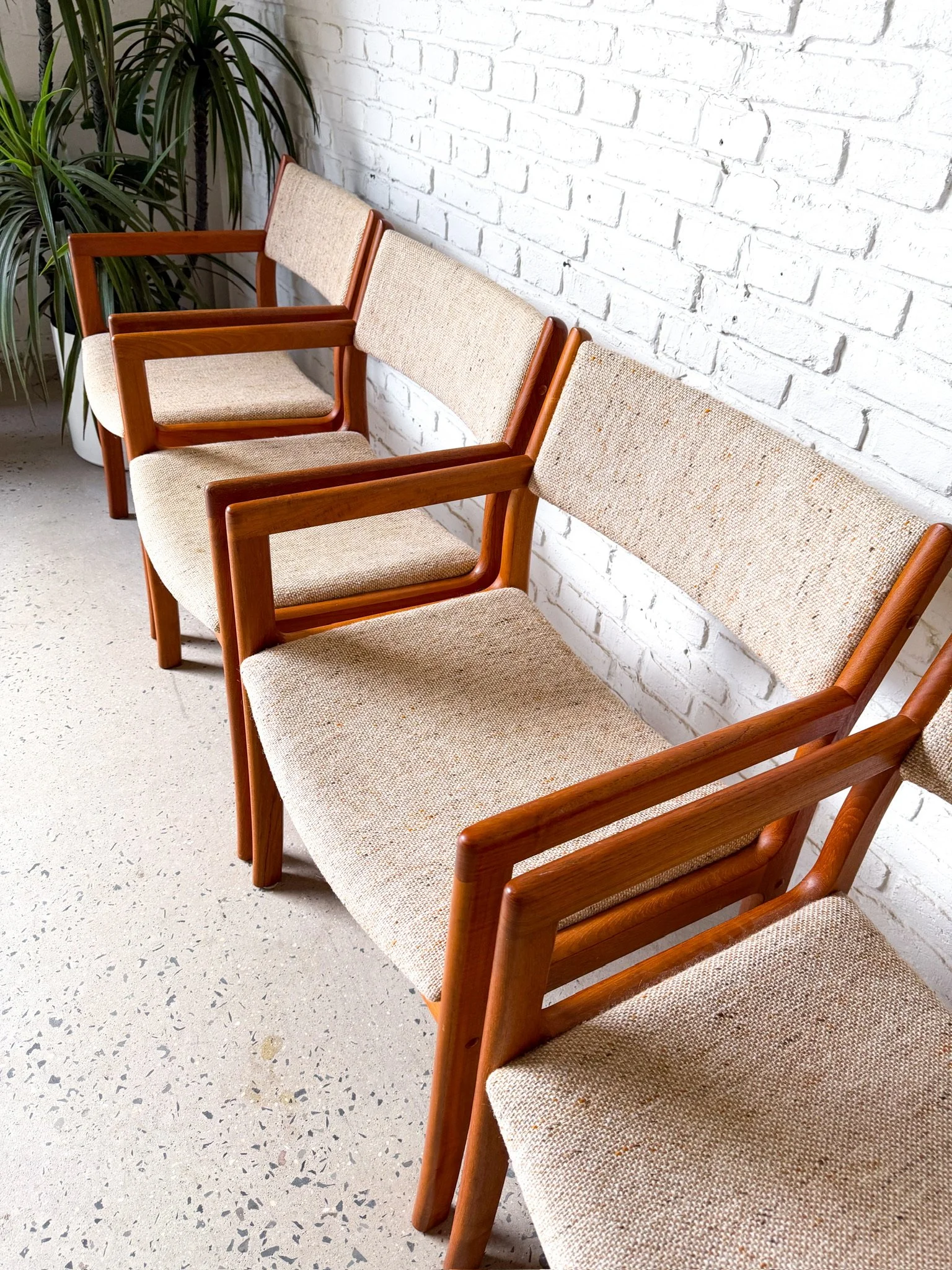 Teak Dining Chairs With Arms Set of 6 by D-Scan10.jpg