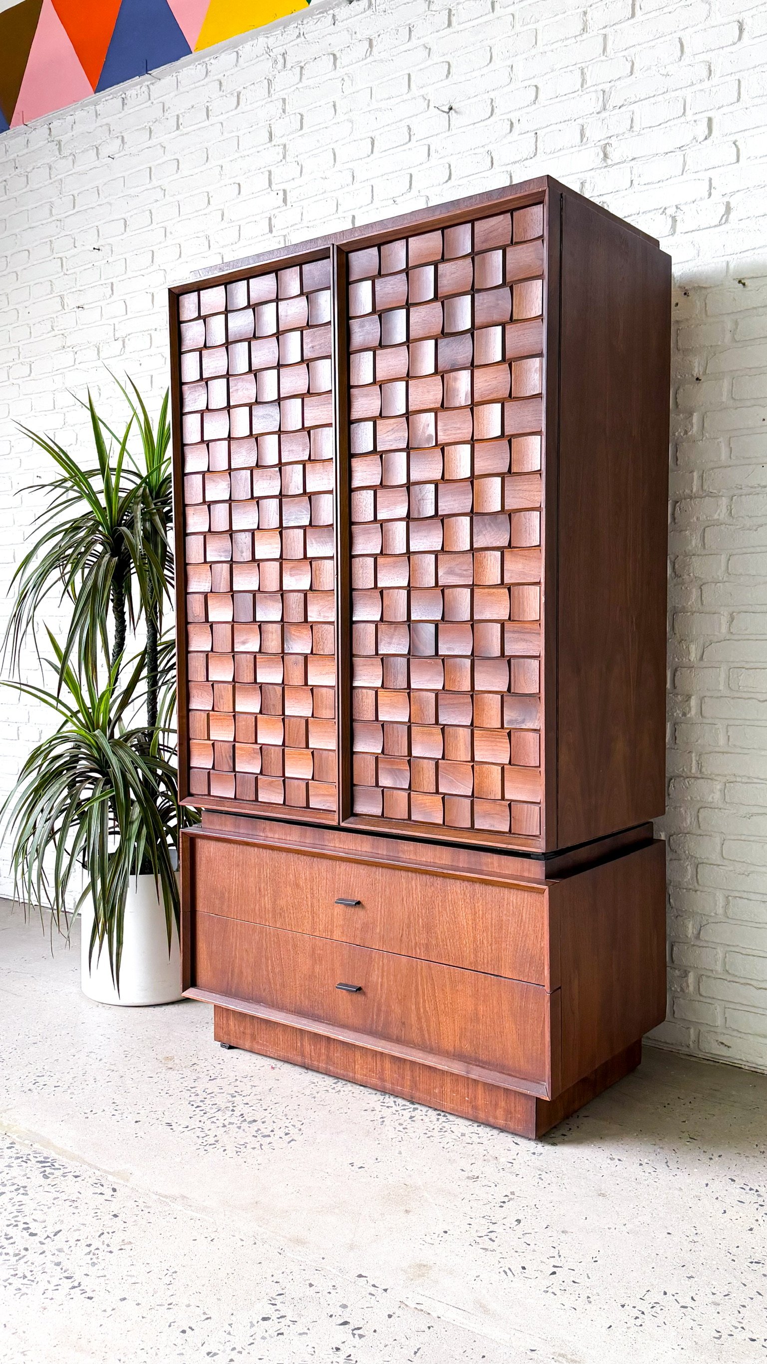 1960s Brutalist Walnut Armoire by Tobago Canada4.jpg