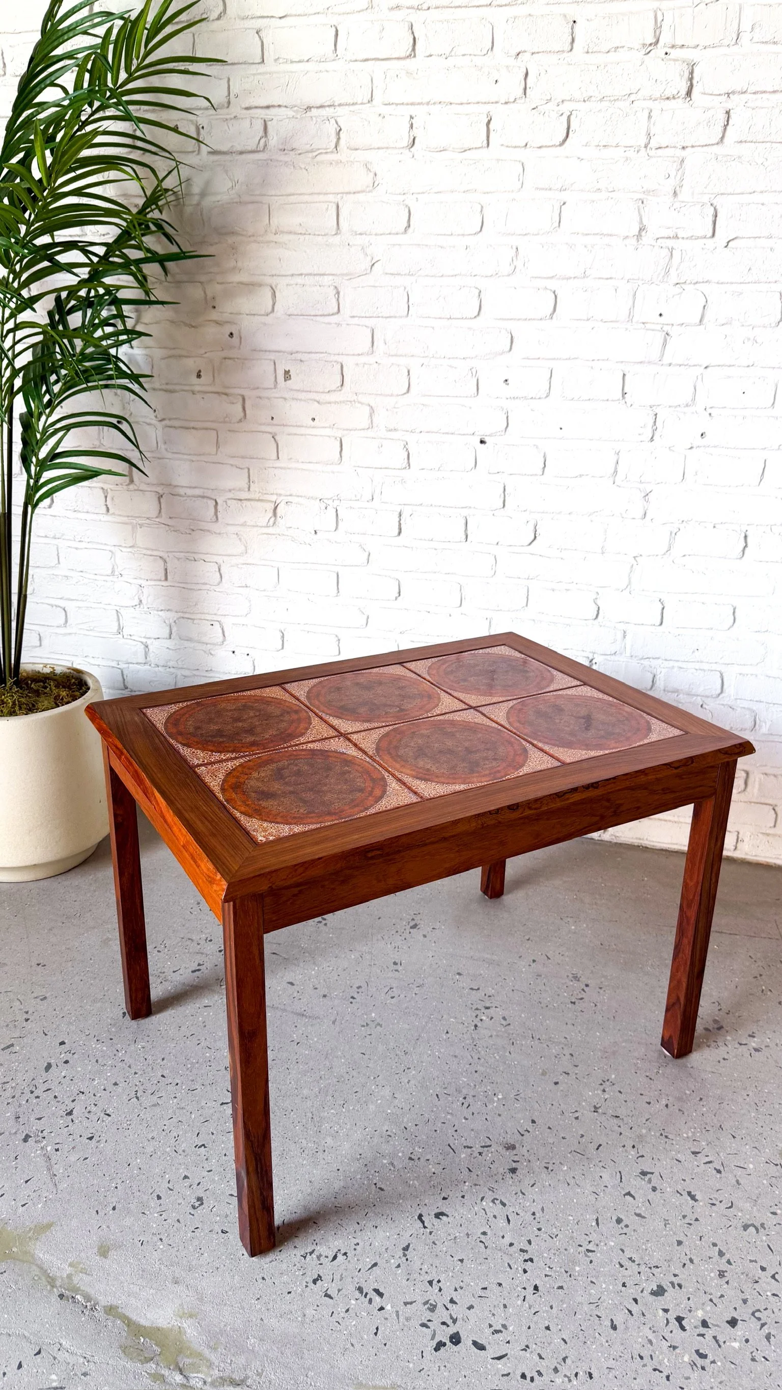 Danish Modern Rosewood and Tile Top Side Table7.jpg