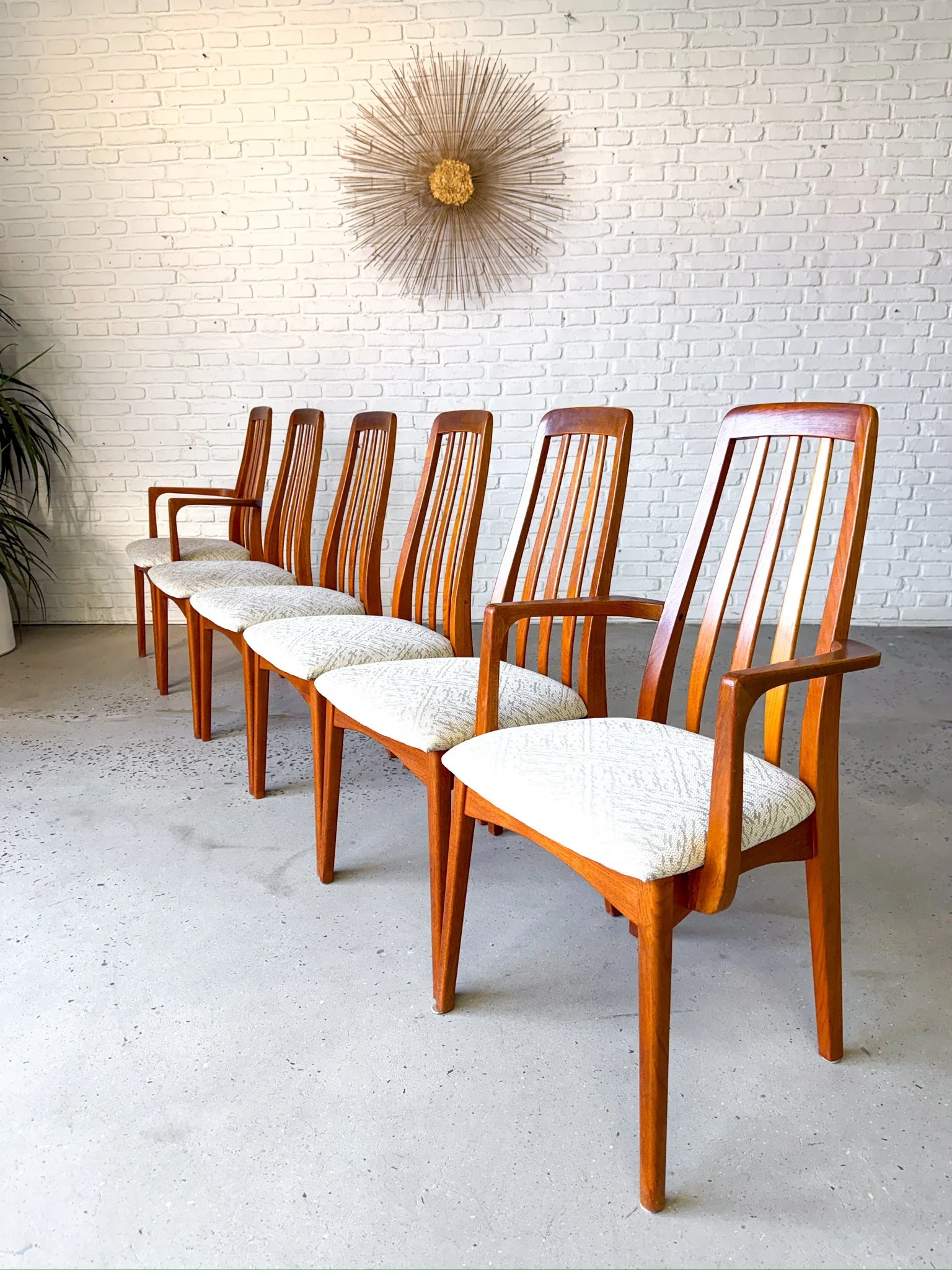 Solid teak highback dining chairs Made in Sweden by Svegards2.jpg