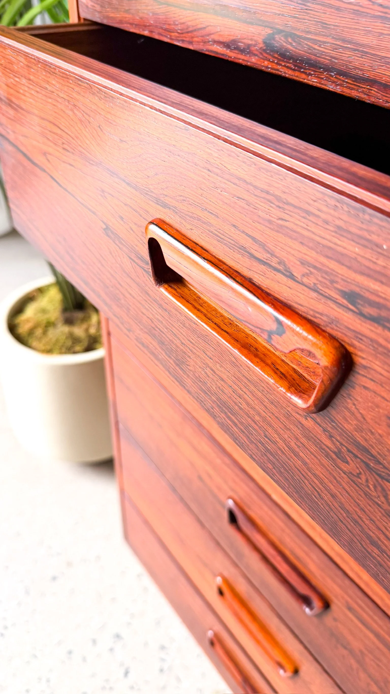 Rosewood Chest Highboy  Made in Denmark7.jpg