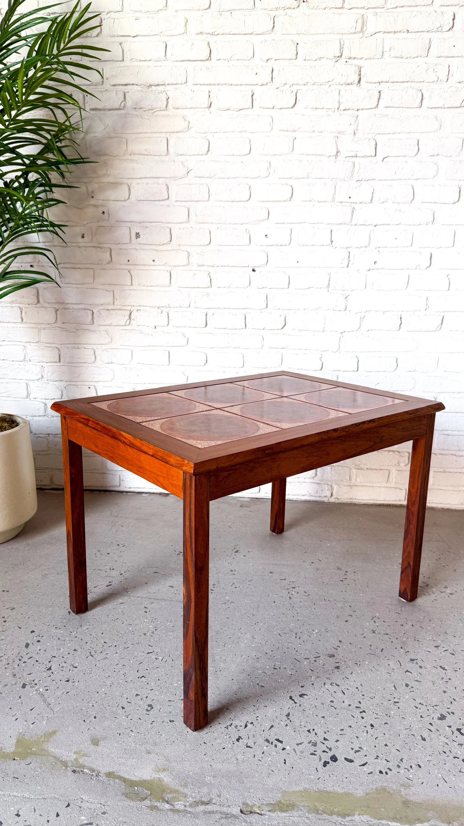 Danish Modern Rosewood and Tile Top Side Table2.jpg