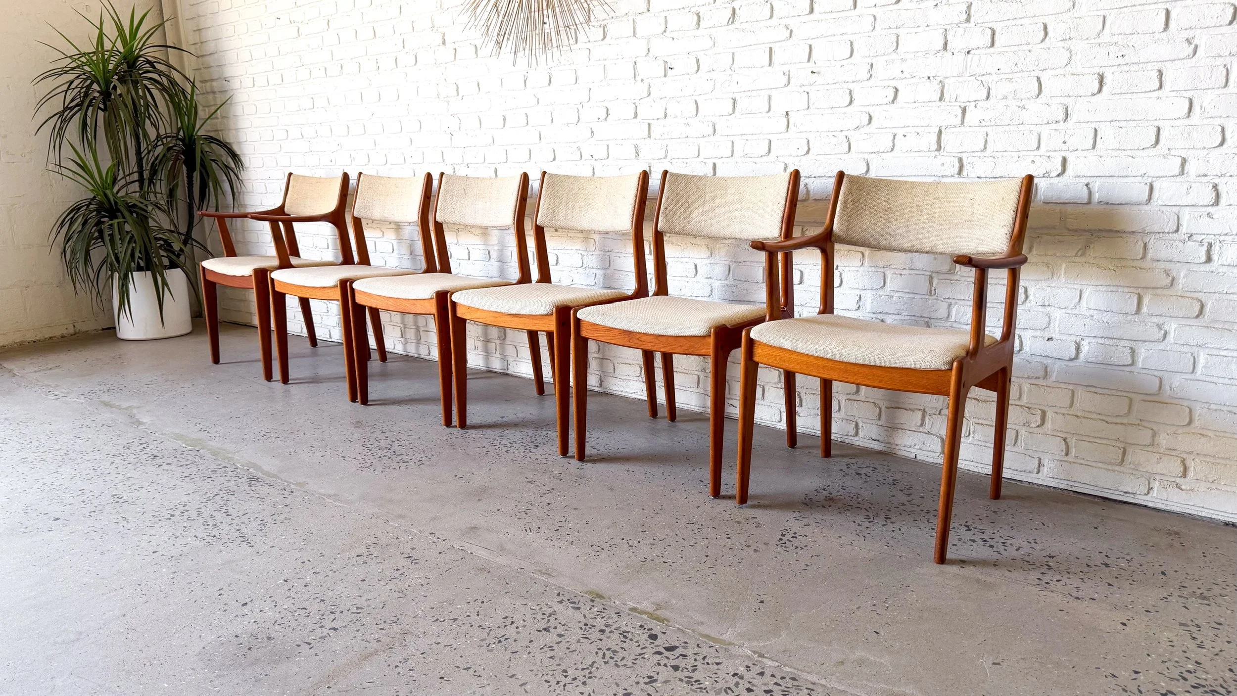 Teak dining chairs c. 1960s set of 63.jpg