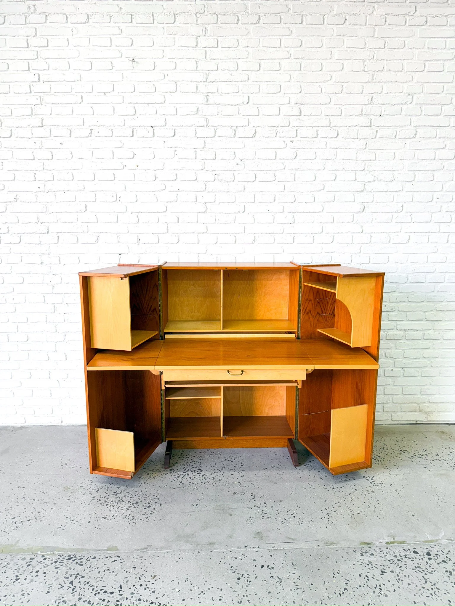 Danish Teak Desk in a Box20.JPG