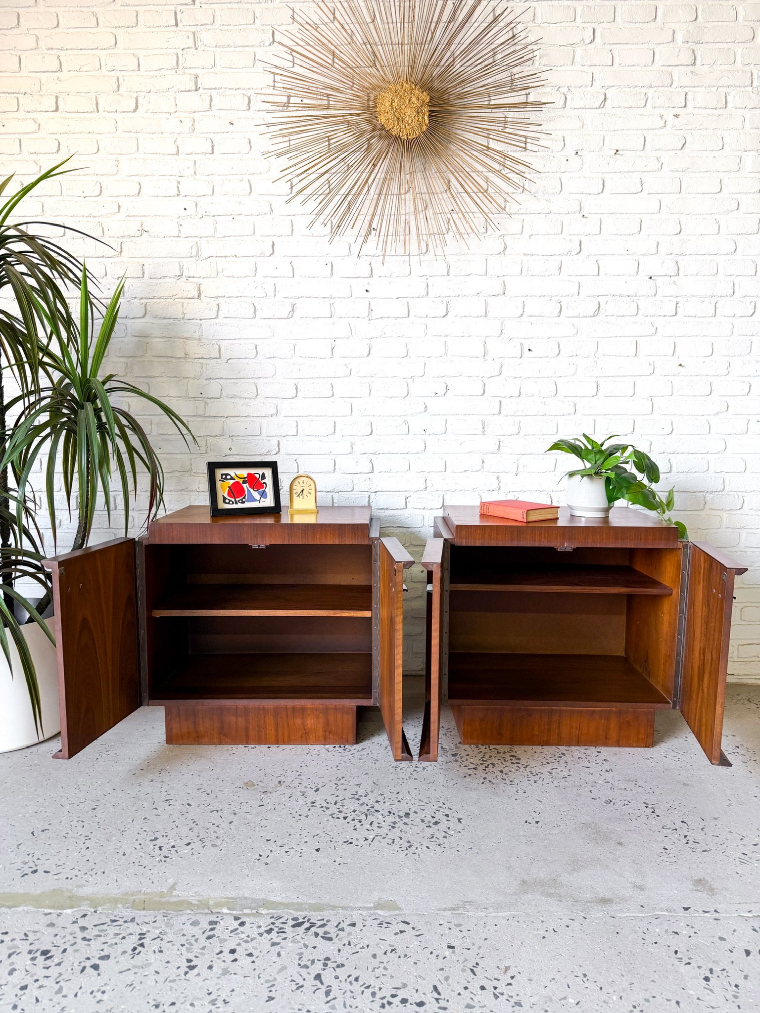 1960s Brutalist Walnut Nightstands Pair by Tobago Canada12.jpg