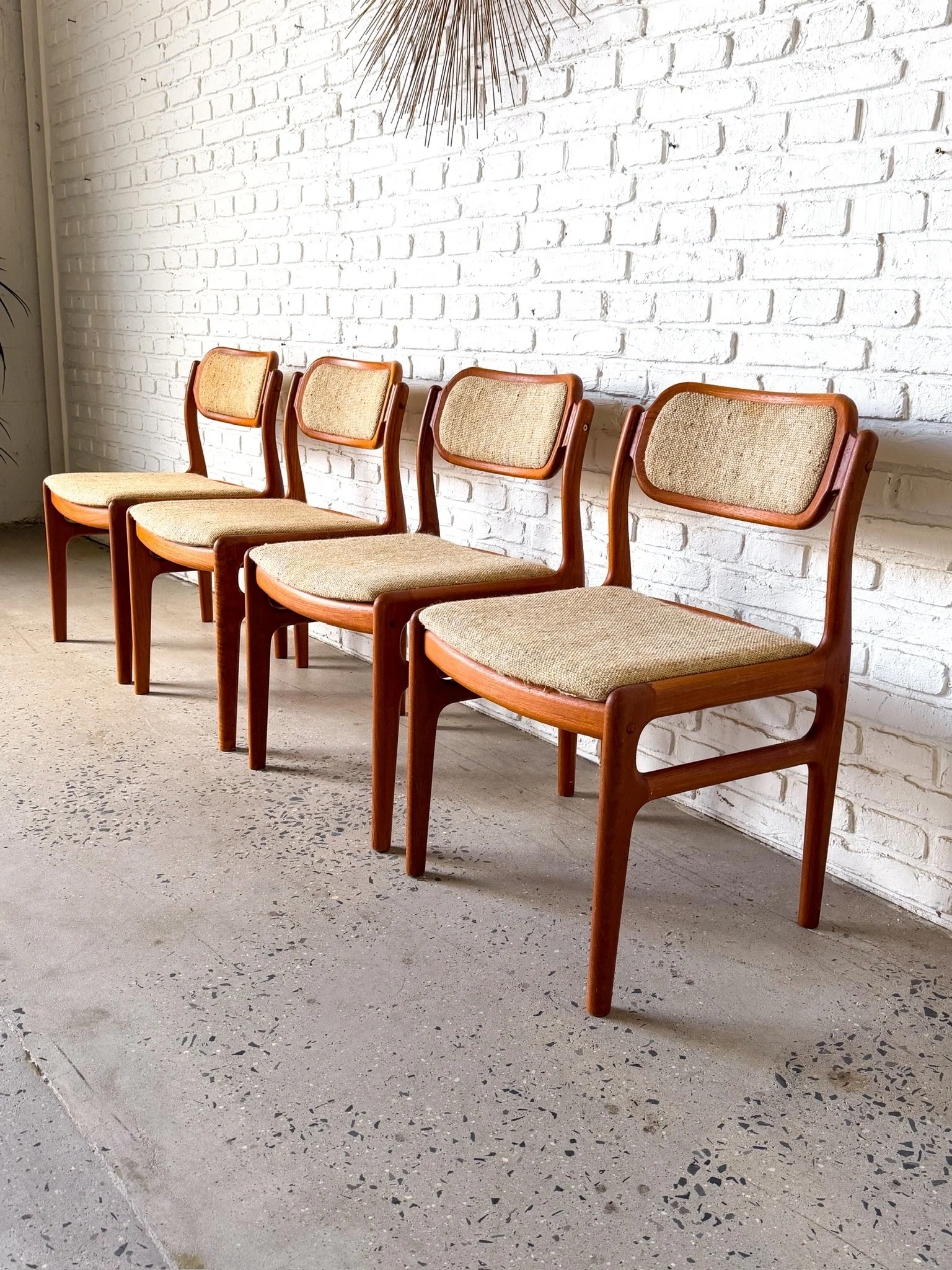 Set of 4 Solid Teak Dining Chairs by Dixie12.jpg