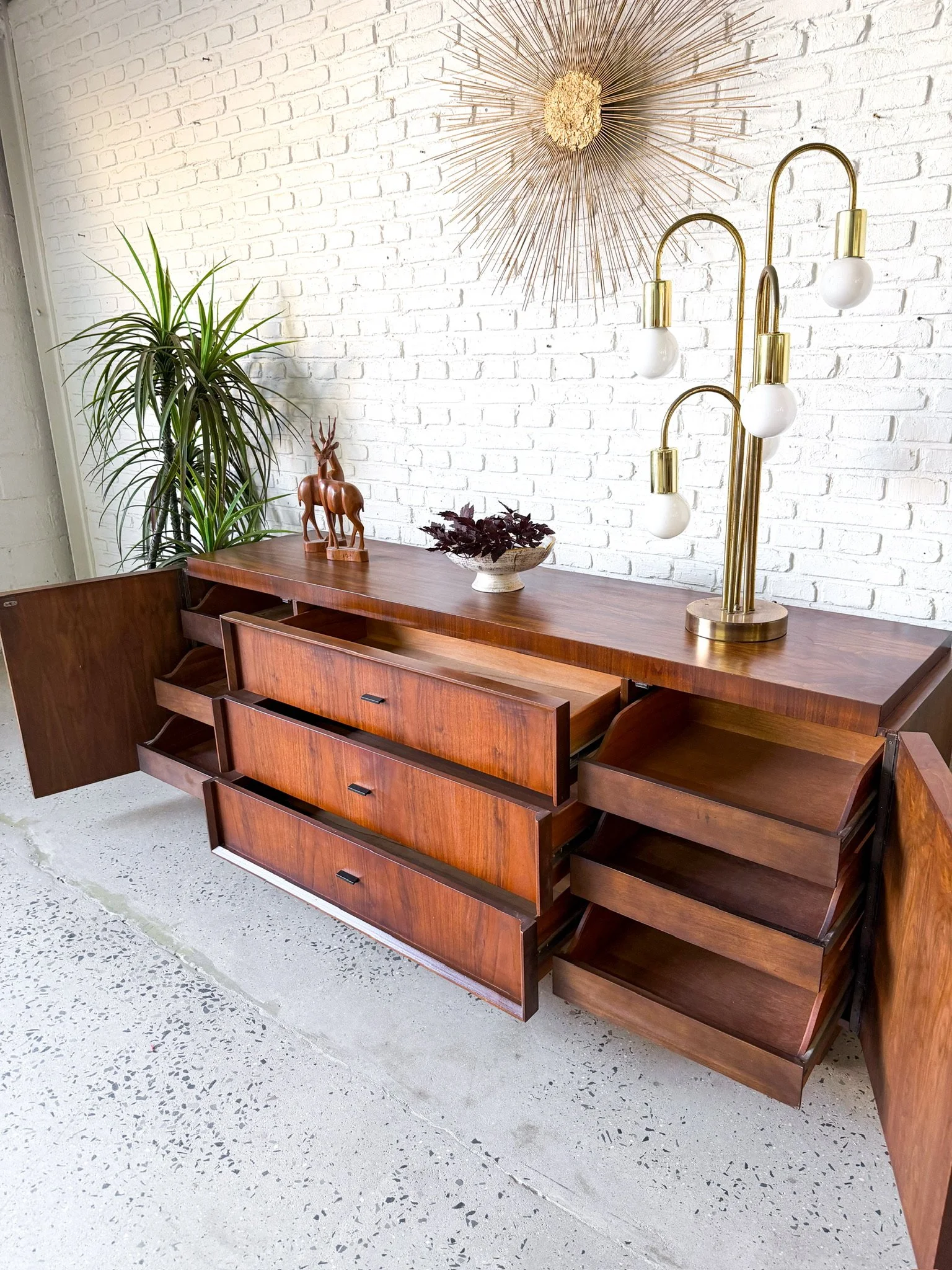 1960s Brutalist Walnut Lowboy Dresser by Tobago Canada13.jpg