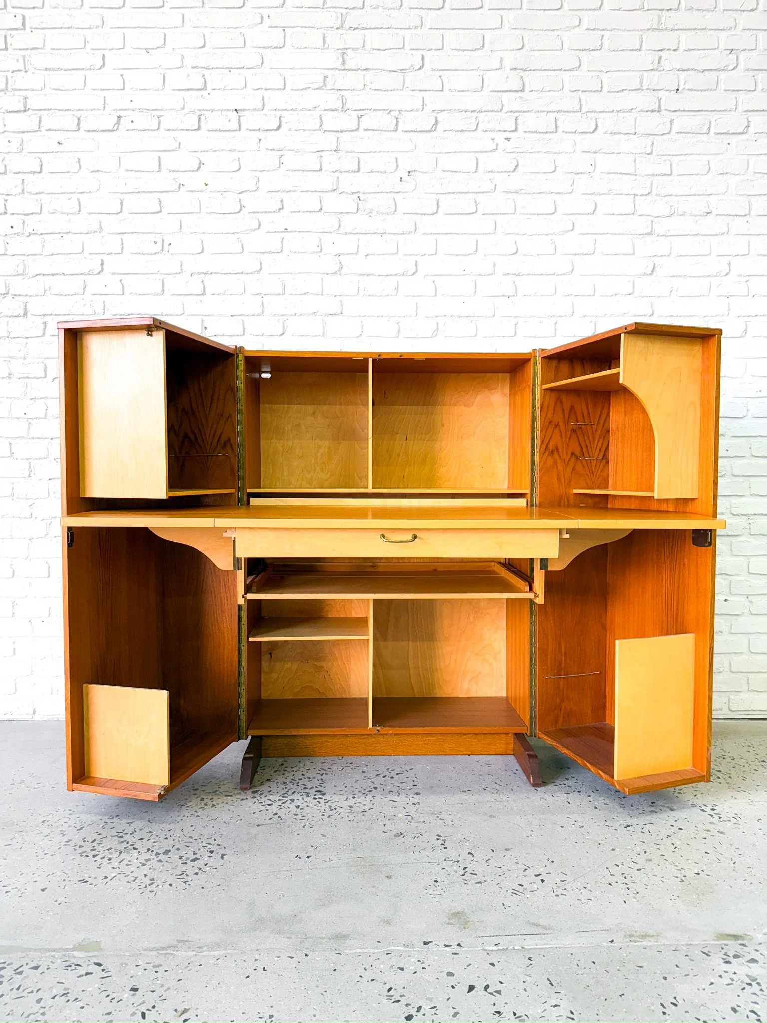 Danish Teak Desk in a Box19.JPG