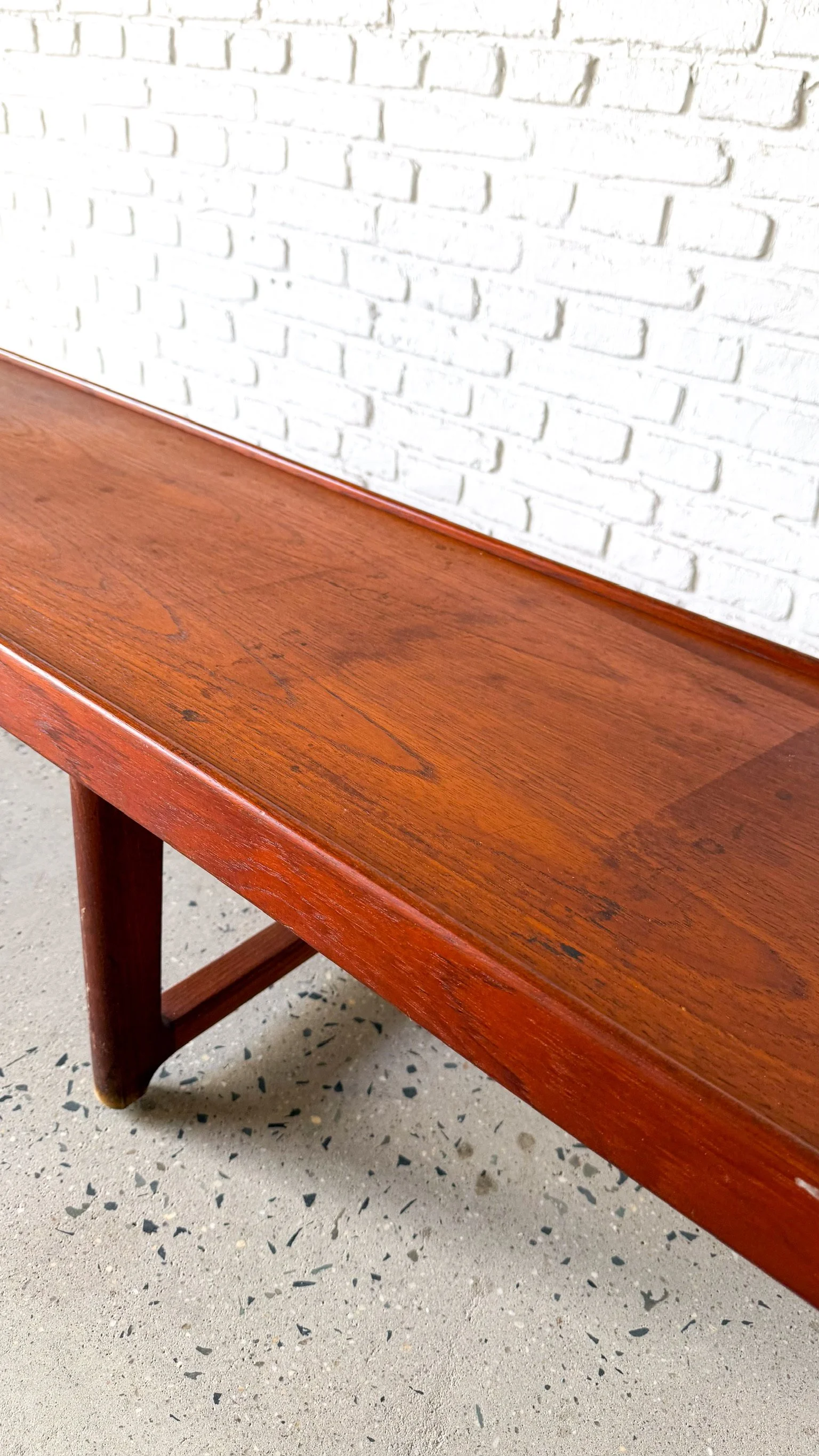 Extra long teak bench by Torbjorn Afdal for Bruksbo Norway3.jpg