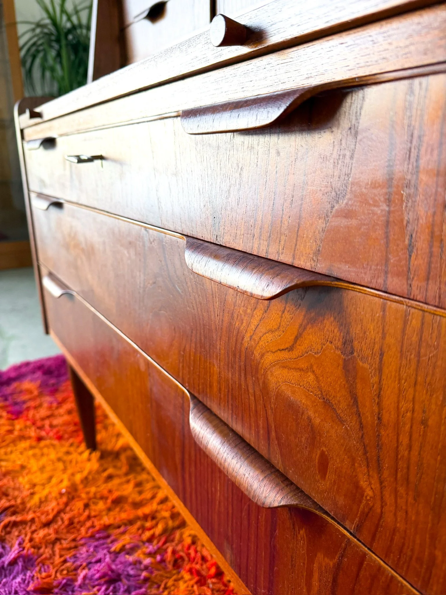 Danish Modern Teak Secretary Desk18.jpg