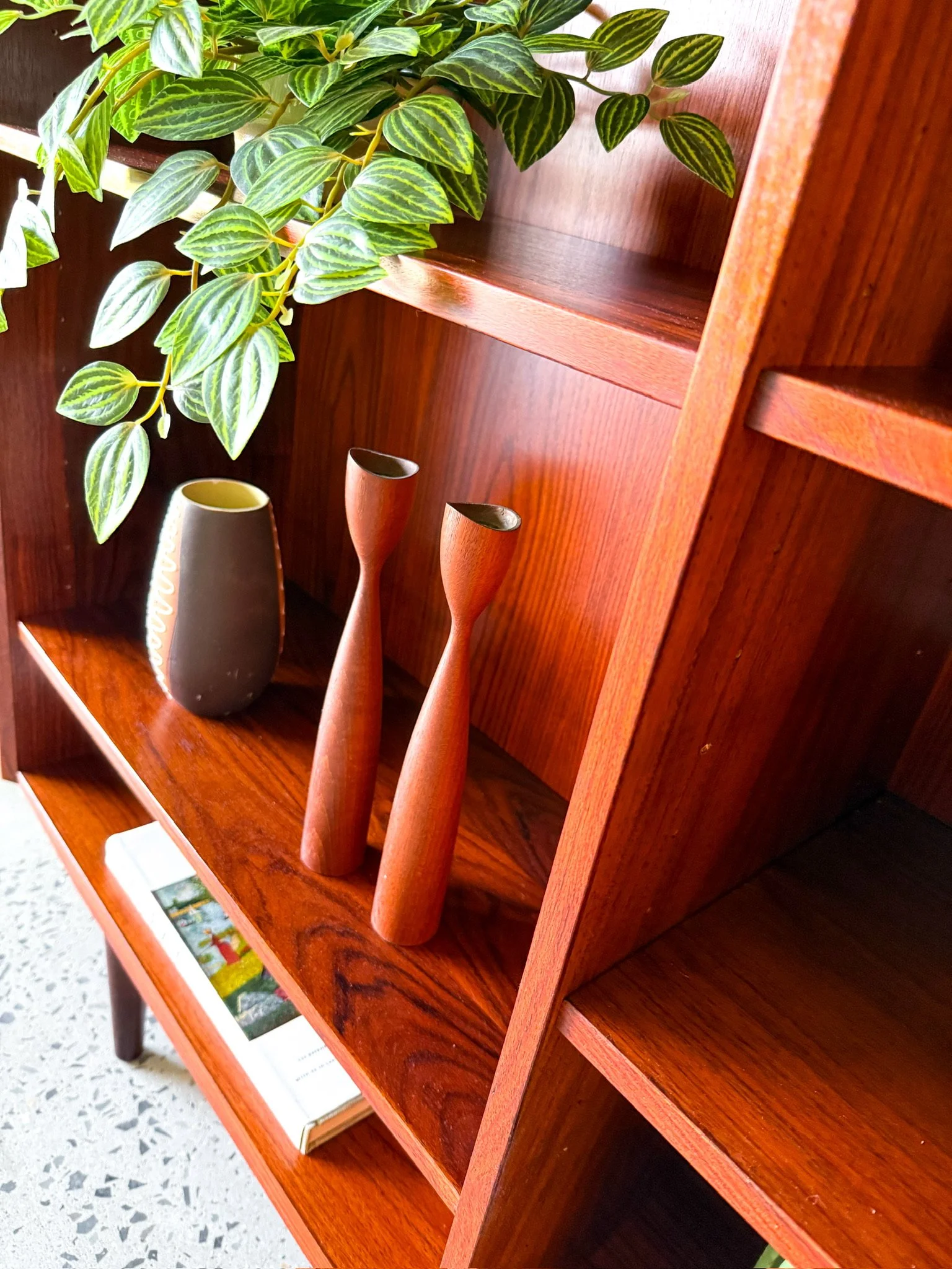 Danish Modern Rosewood Low Bookcase circa 1960s