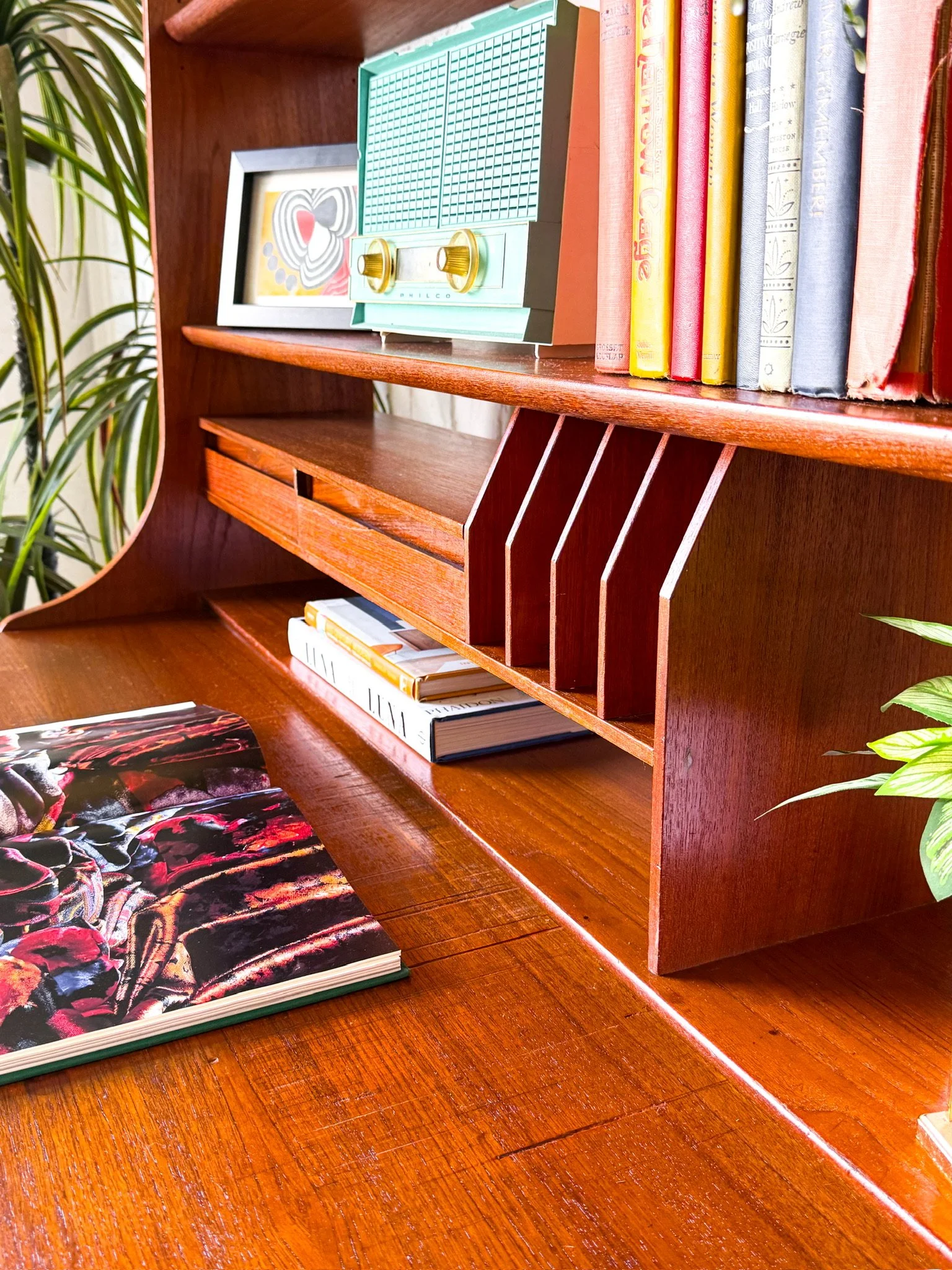 Danish Modern Teak Secretary Desk circa 1960s8.jpg