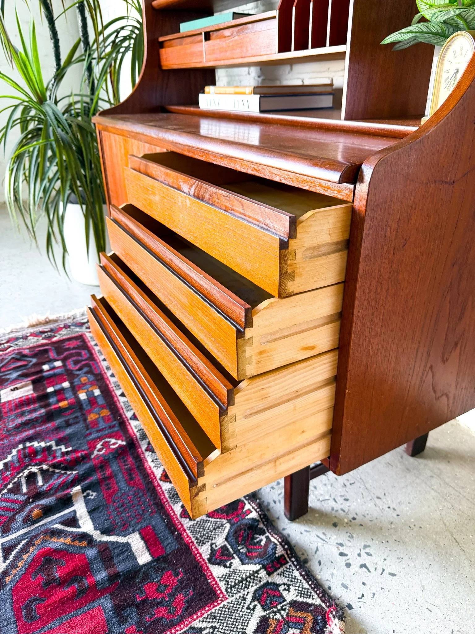 Danish Modern Teak Secretary Desk circa 1960s17.jpg