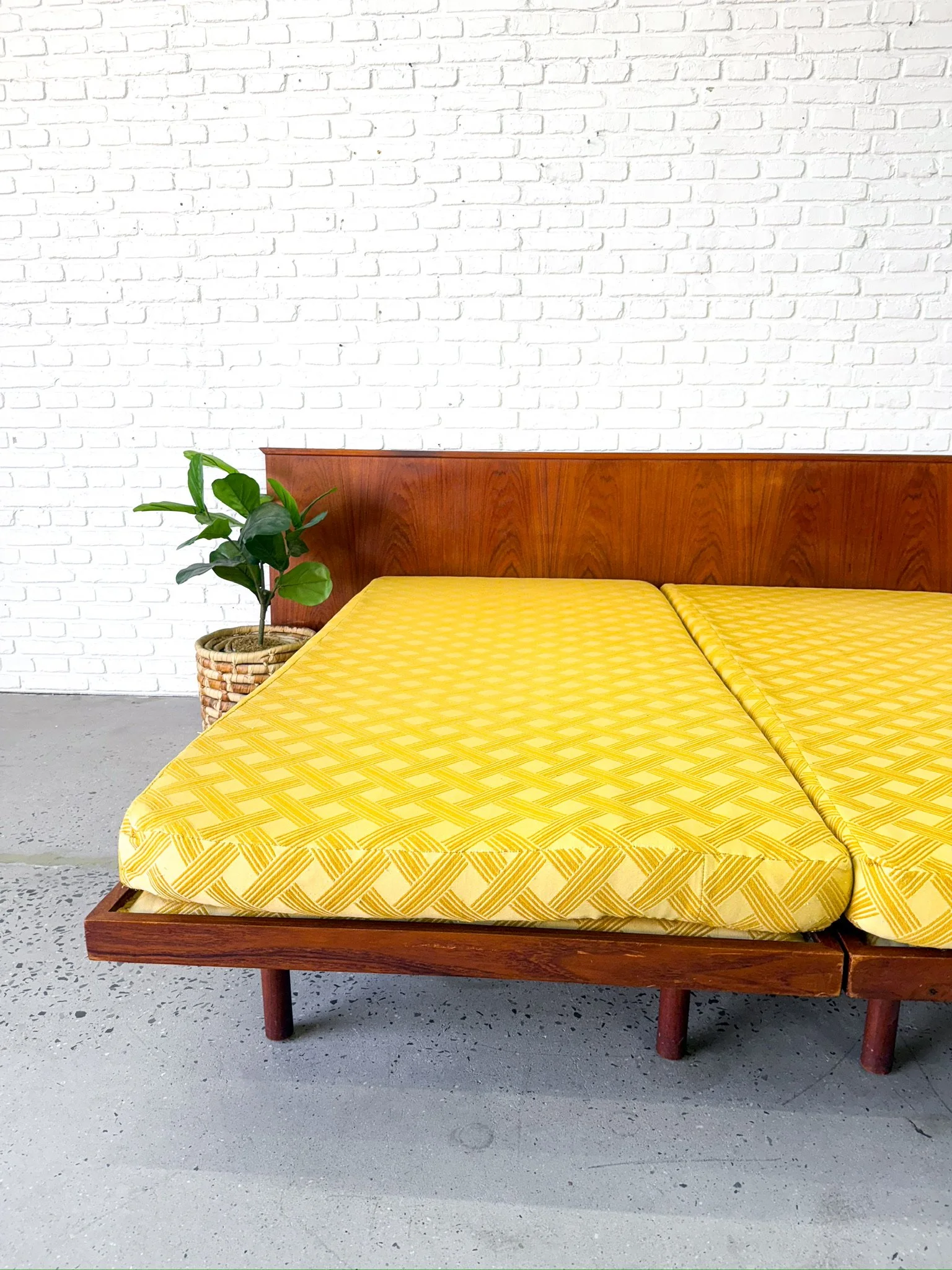 Twin Beds and Teak Headboard3.JPG