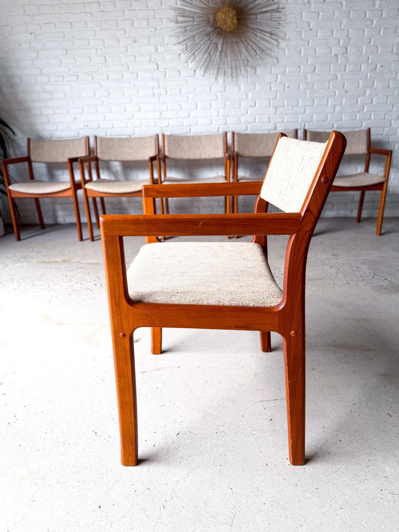 Teak Dining Chairs With Arms Set of 6 by D-Scan14.jpg