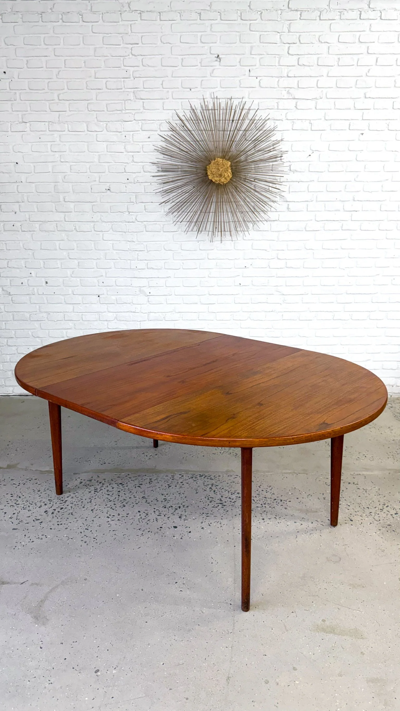 Swedish Modern teak dining tables by j.o. Carlsson with 2 leaves1.jpg