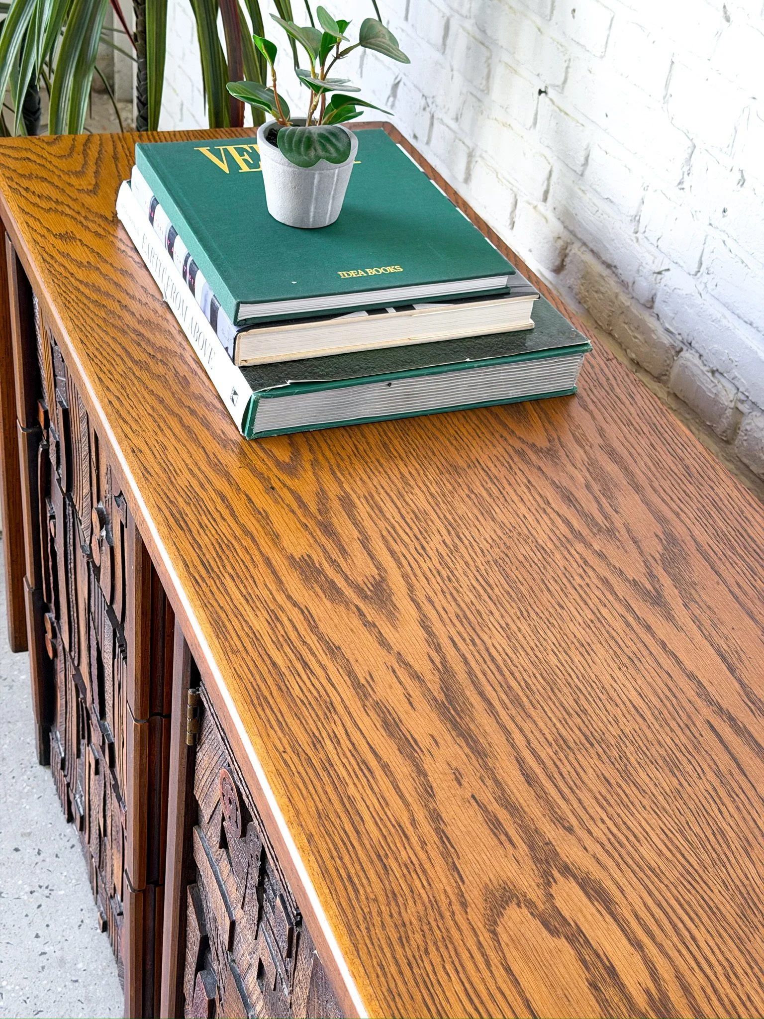 Lane Pueblo Brutalist 1970s Lowboy Dresser 12.jpg