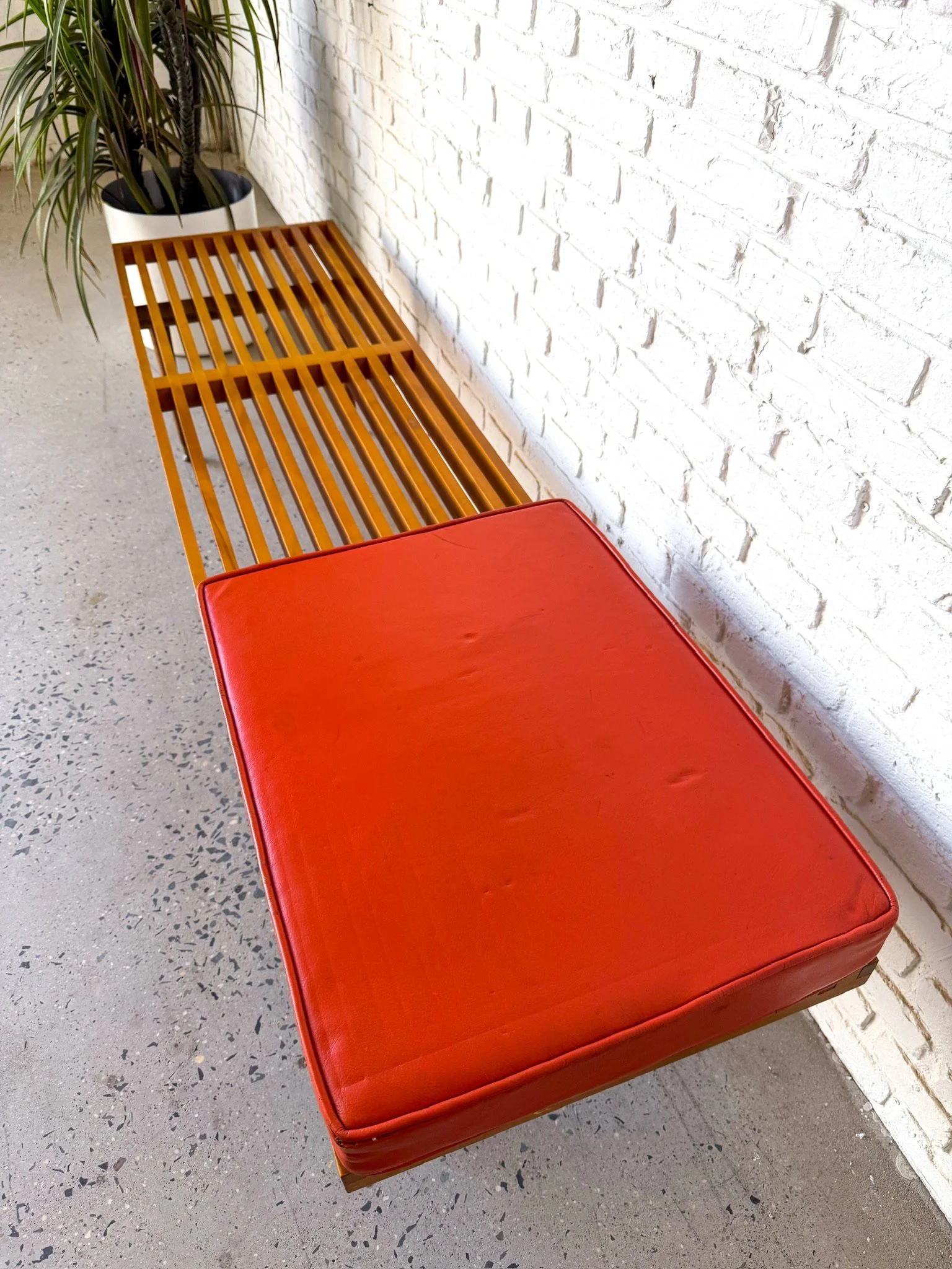 Slat Bench with Leather Cushions16.jpg