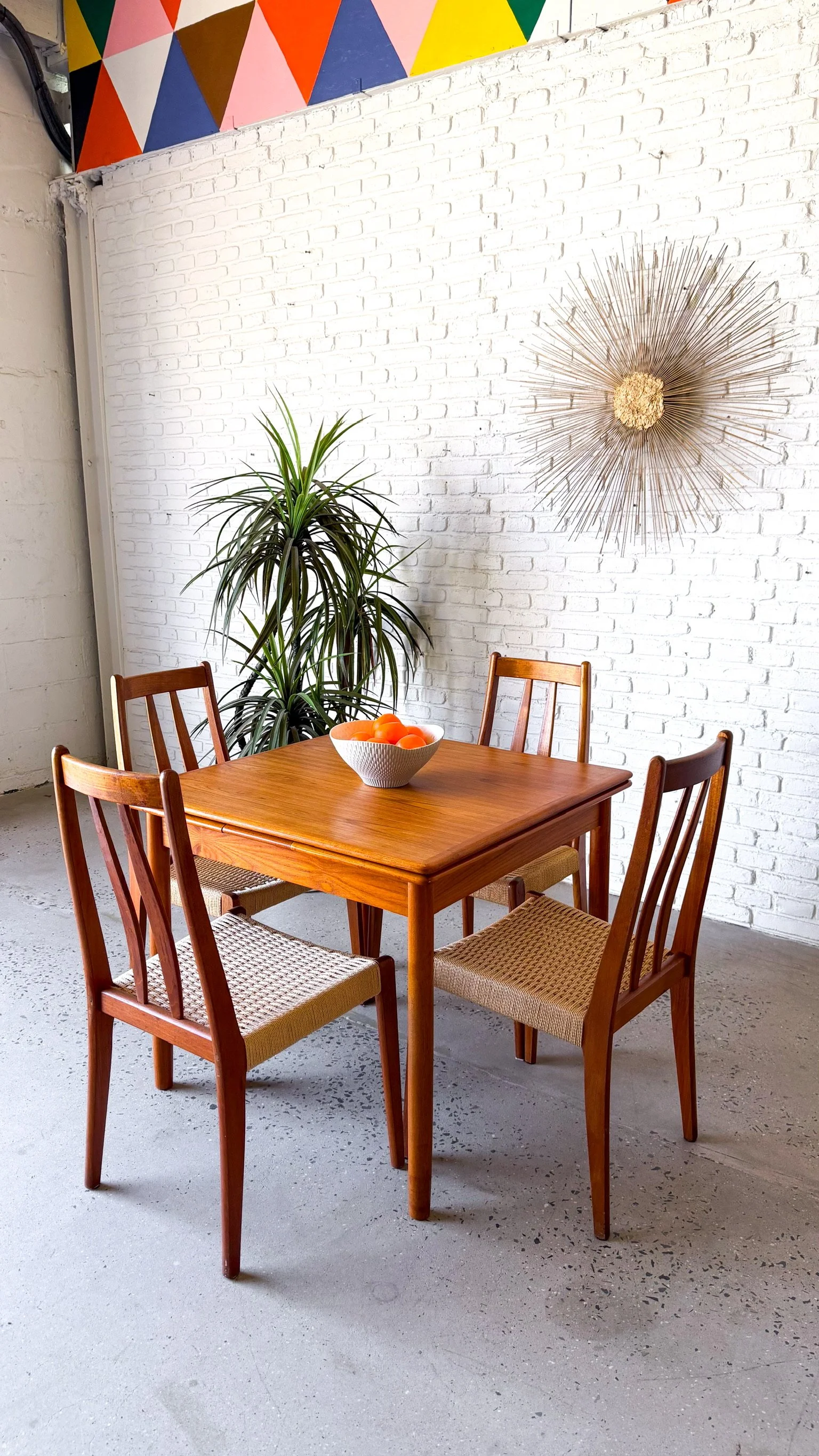 Danish Teak Square Dining Table10.jpg