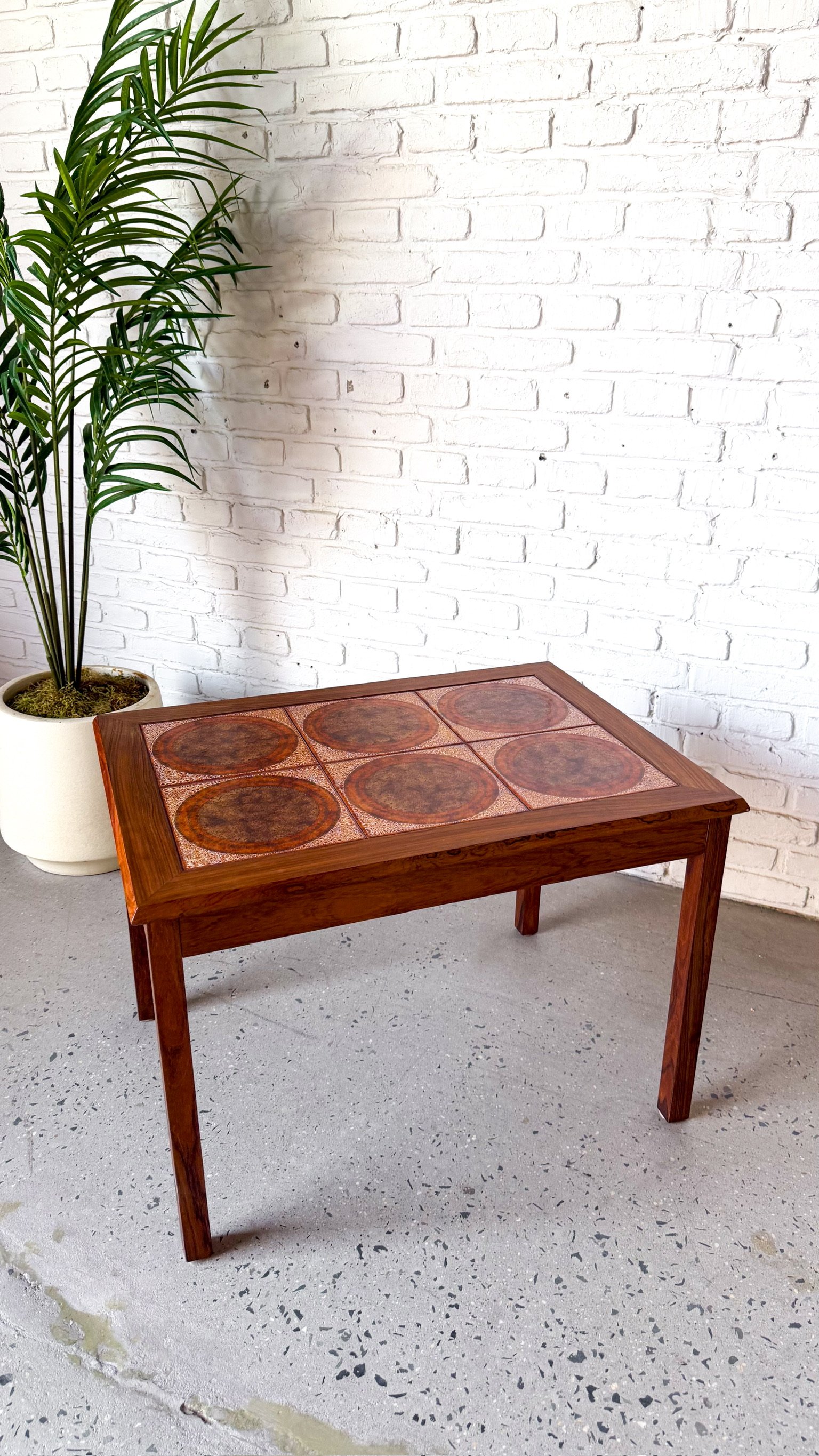 Danish Modern Rosewood and Tile Top Side Table6.jpg