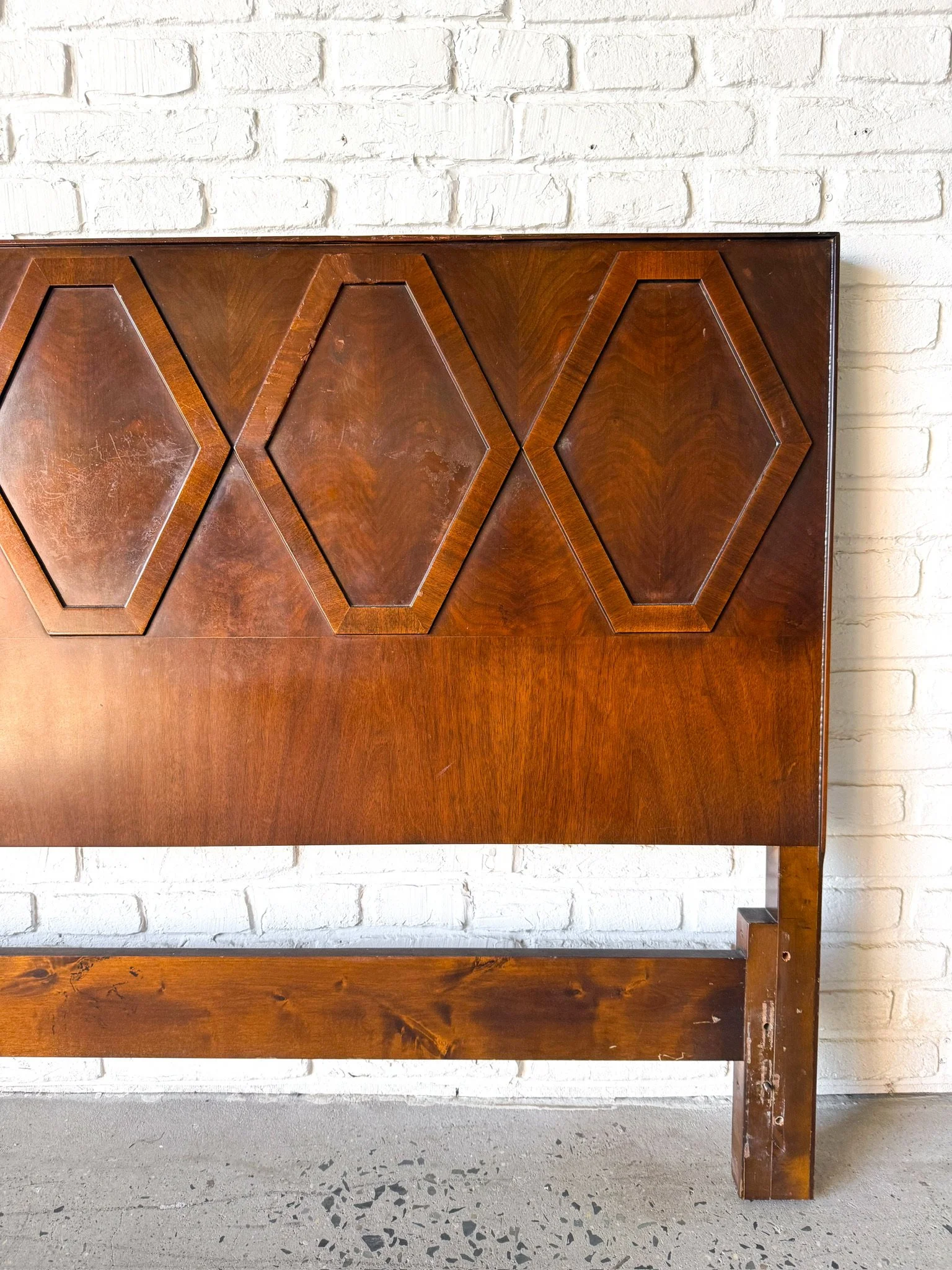 King Size Mid Century Modern Burlwood Headboard2.jpg