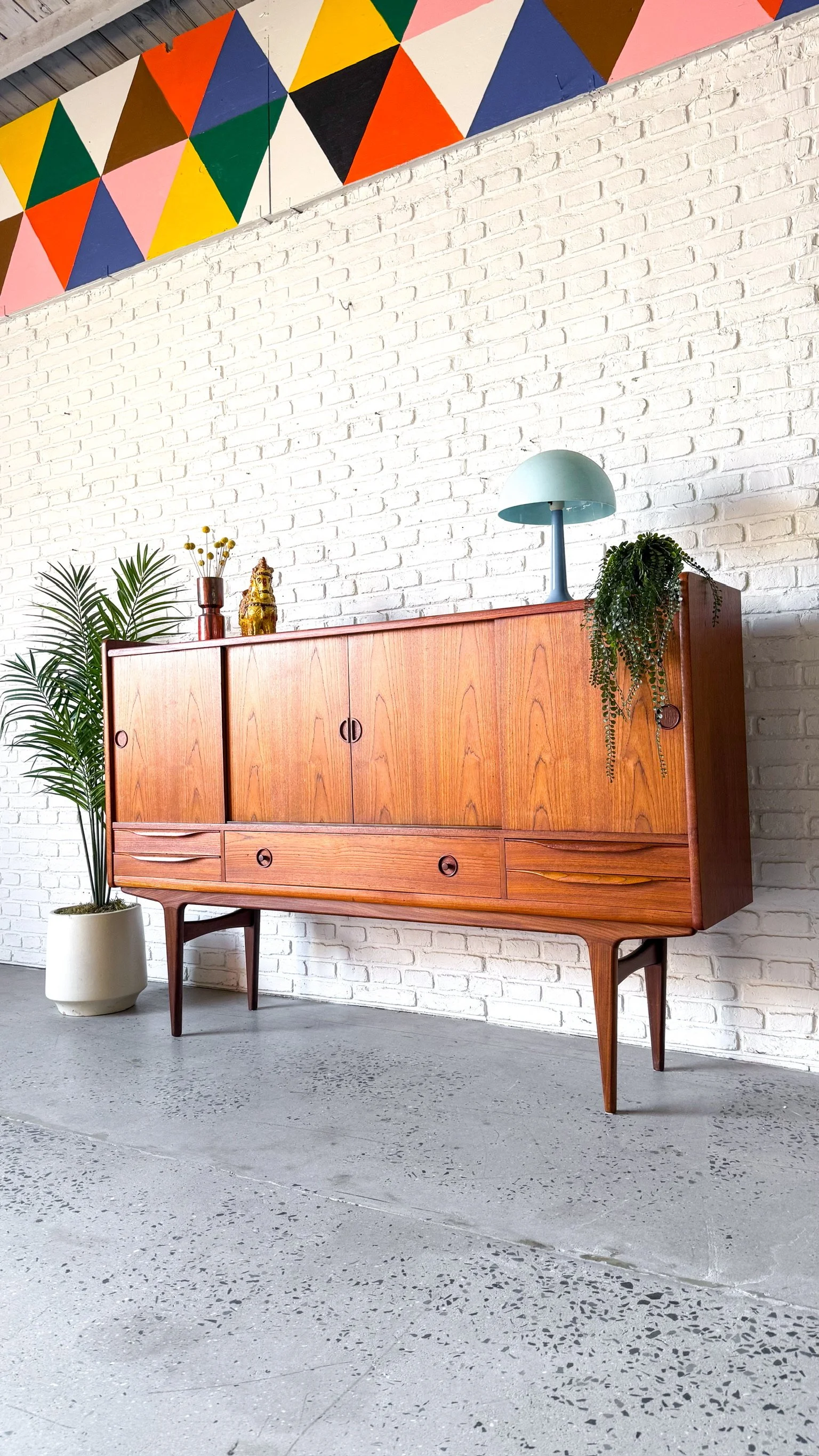 Johannes Andersen for Uldum Danish Teak Sideboard17.JPG