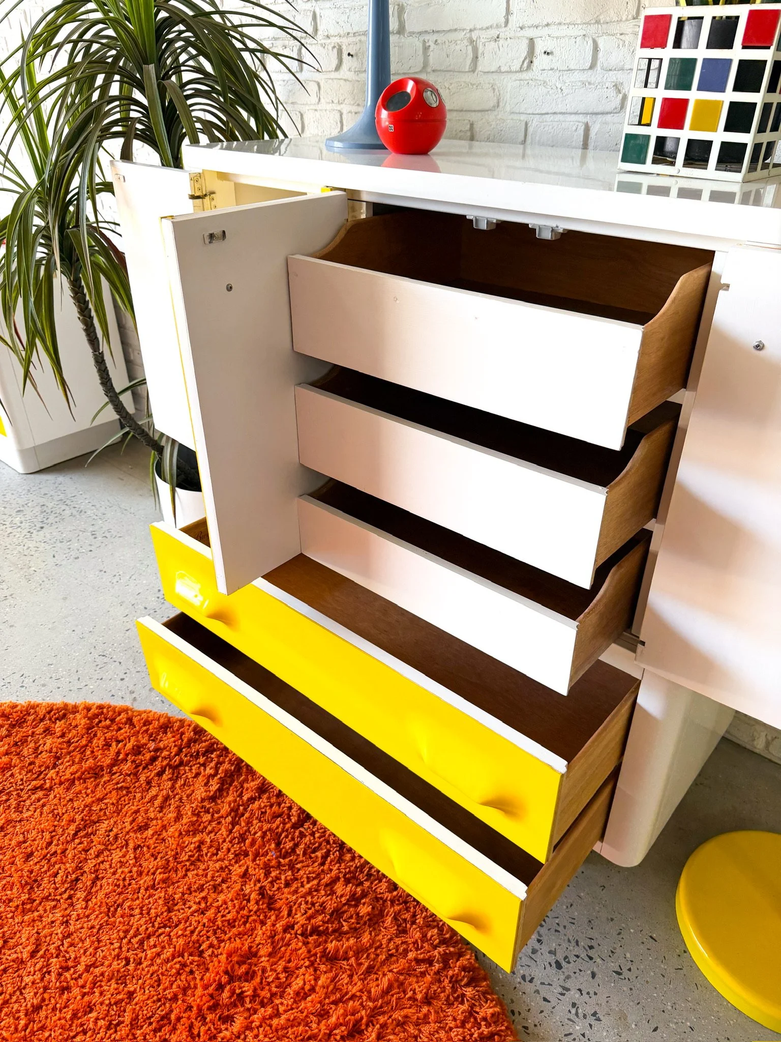 Rare Yellow Space Age Broyhill “Chapter One” Bedroom Set c.1960s9.jpg