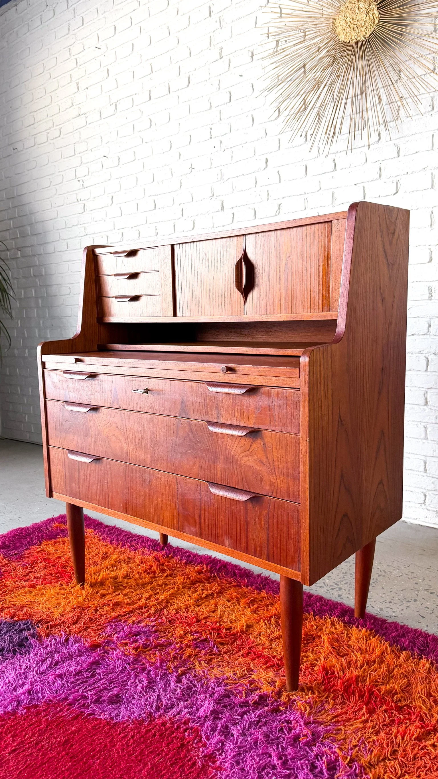 Danish Modern Teak Secretary Desk3.jpg