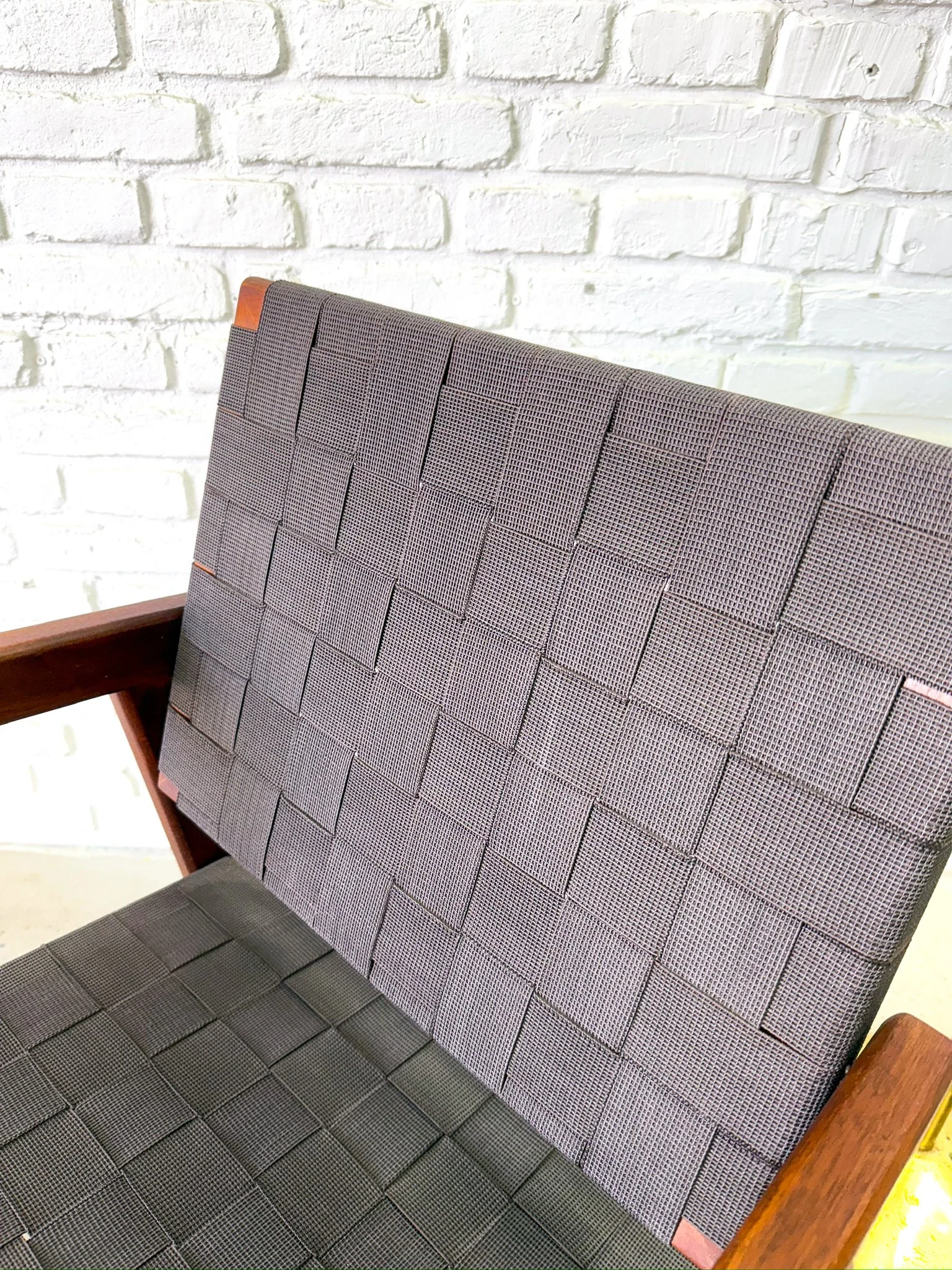 1950s Woven Strap Chair10.JPG