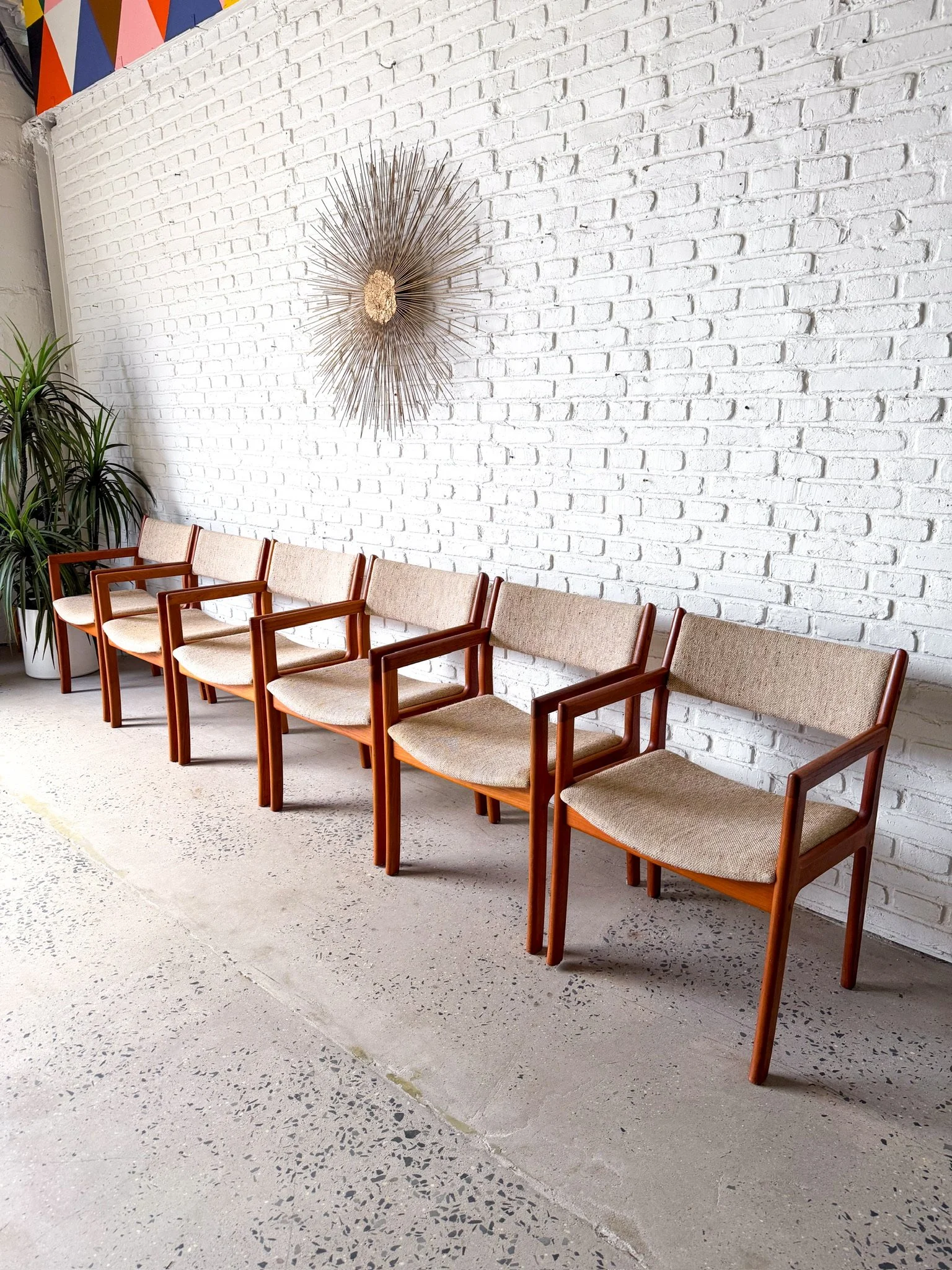Teak Dining Chairs With Arms Set of 6 by D-Scan7.jpg