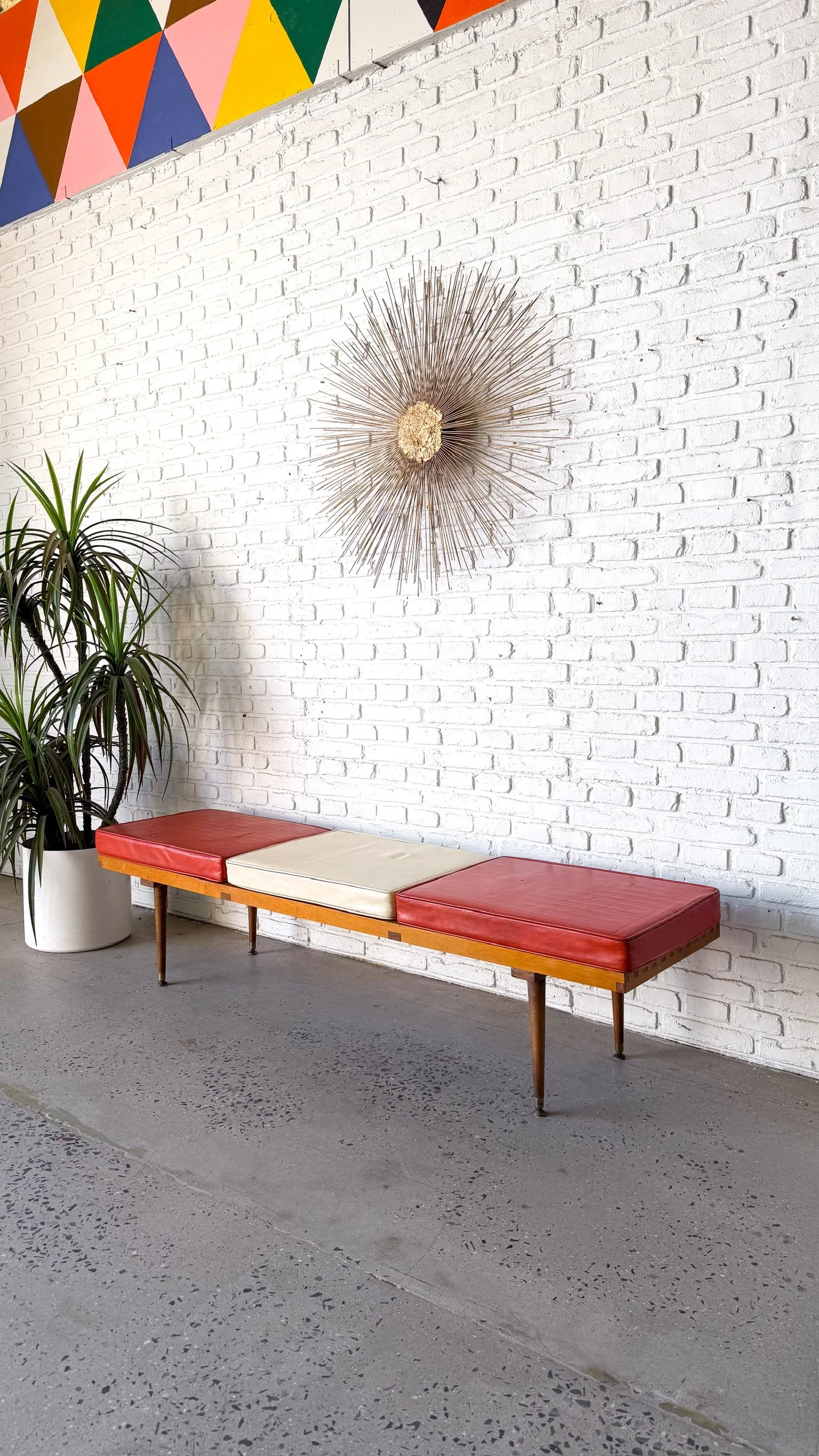 Slat Bench with Leather Cushions6.jpg