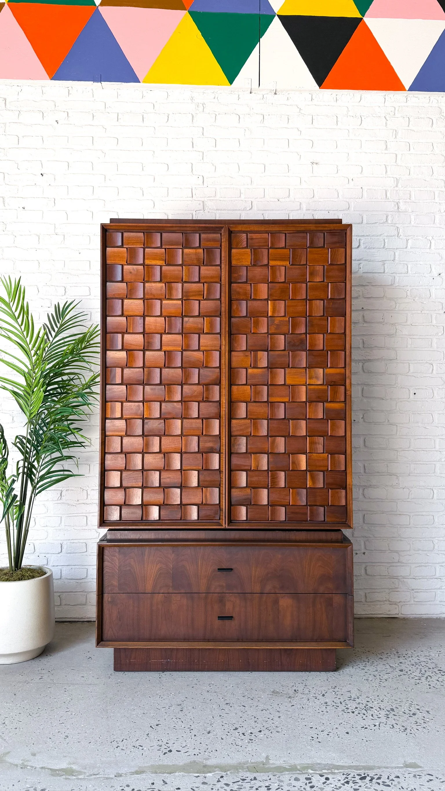 1960s Brutalist Walnut Armoir1.jpg