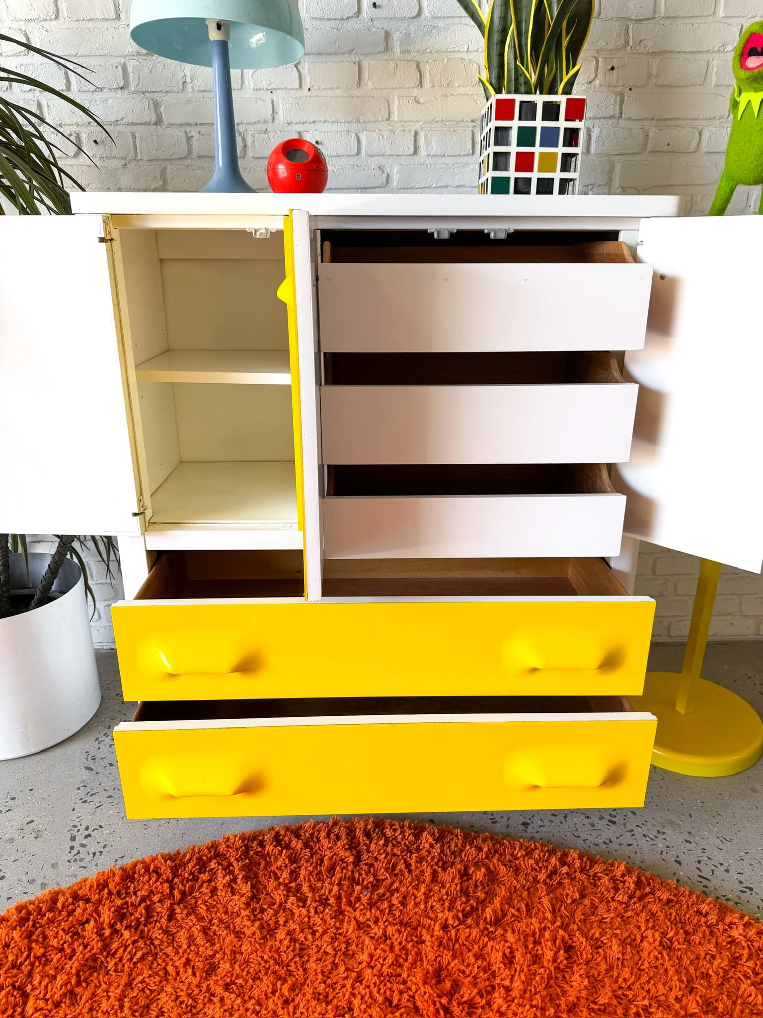 Rare Yellow Space Age Broyhill “Chapter One” Bedroom Set c.1960s7.jpg