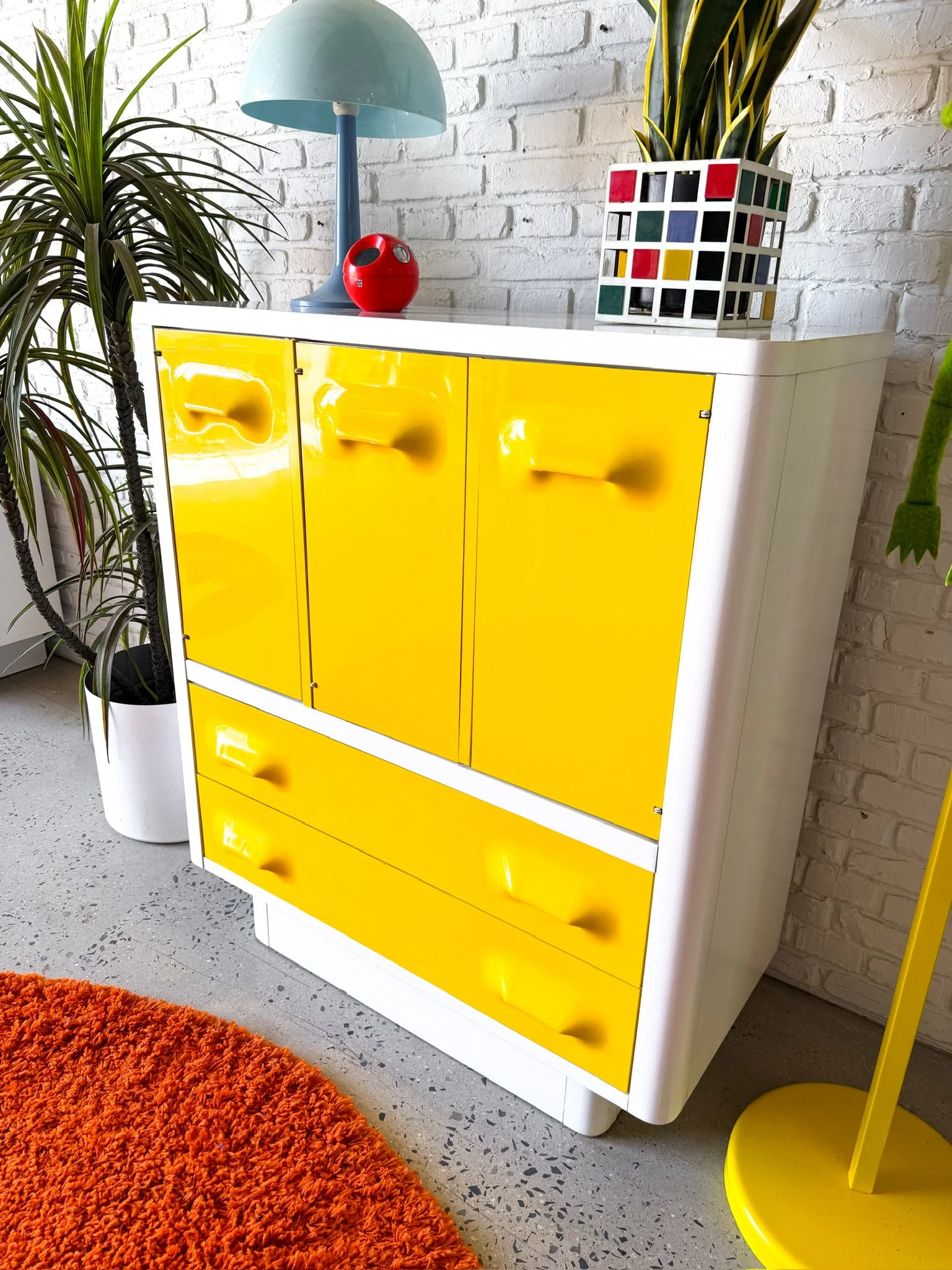 Rare Yellow Space Age Broyhill “Chapter One” Bedroom Set c.1960s3.jpg