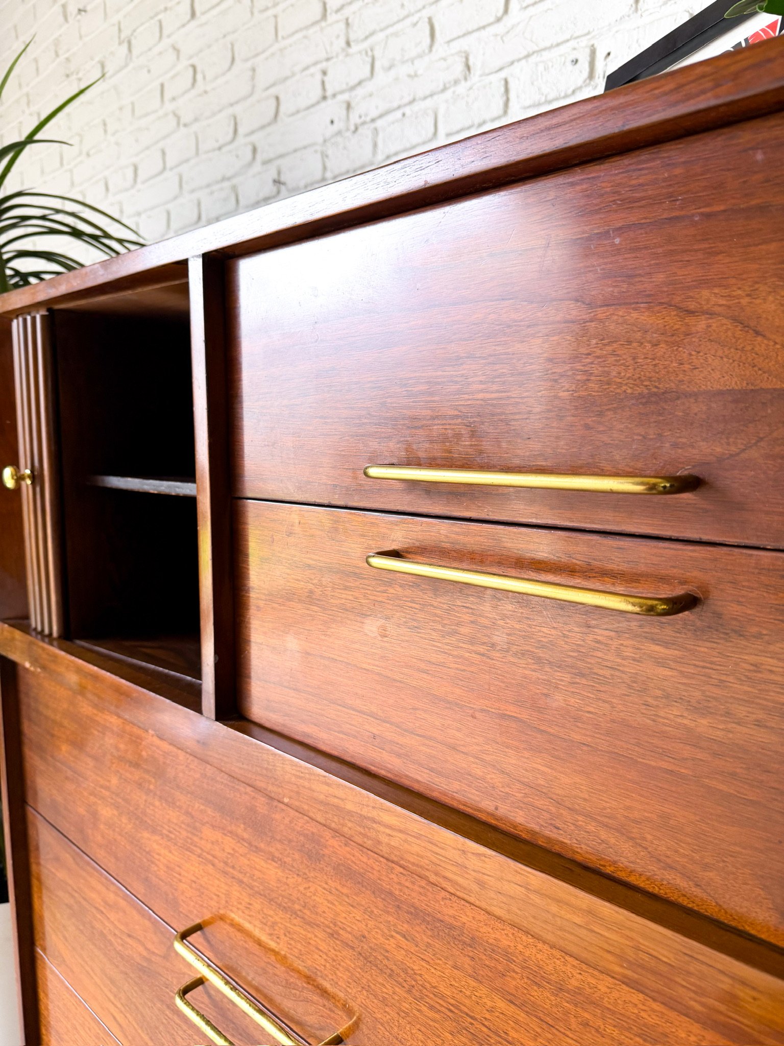 Walnut Highboy Dresser Mid Century Modern10.jpg