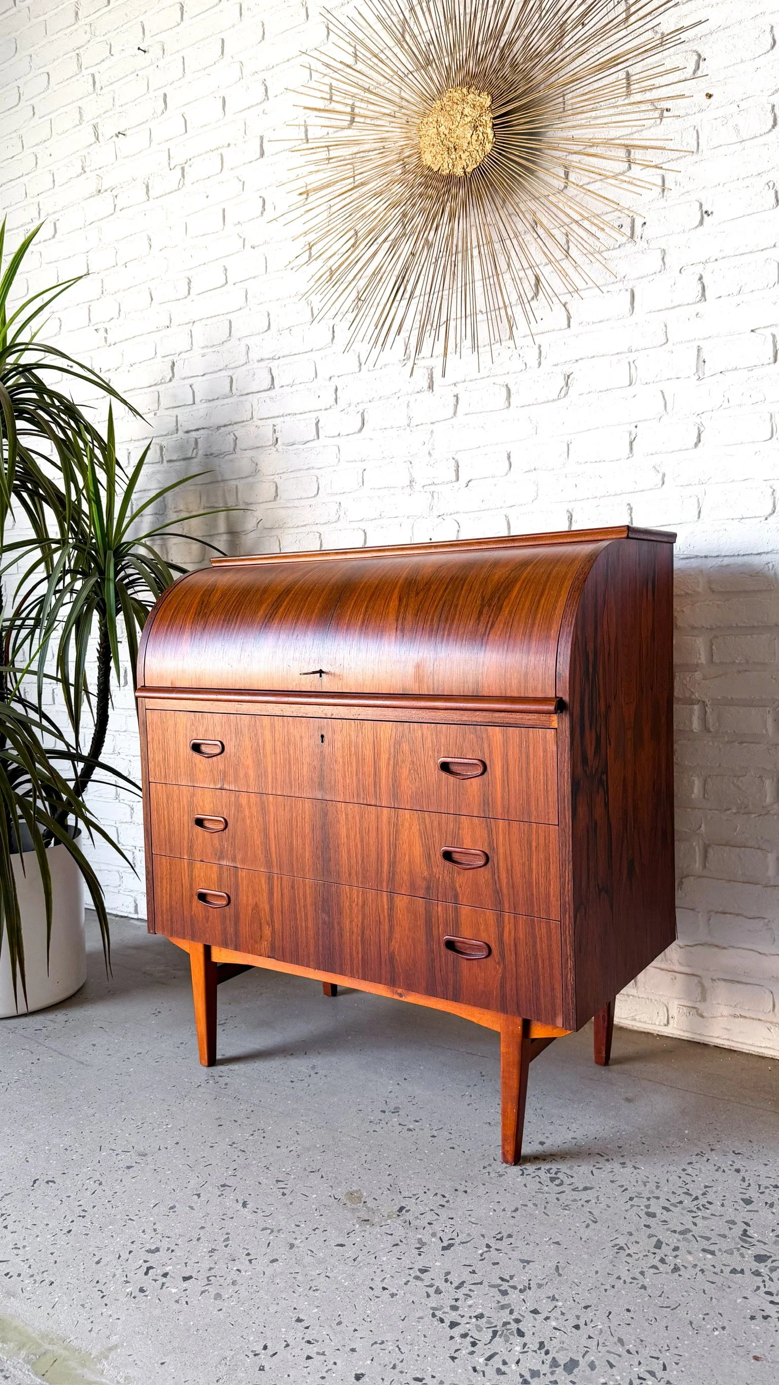 Danish Rosewood Secretary Desk2.jpg